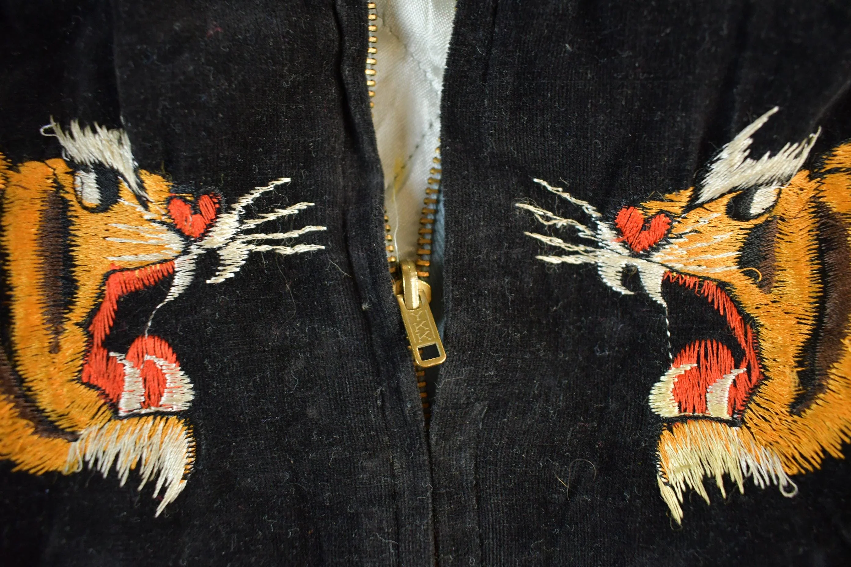 Vintage 1980s Sukajan USA Japan Souvinir Bomber Jacket Toddler-Youth XS - Image 6