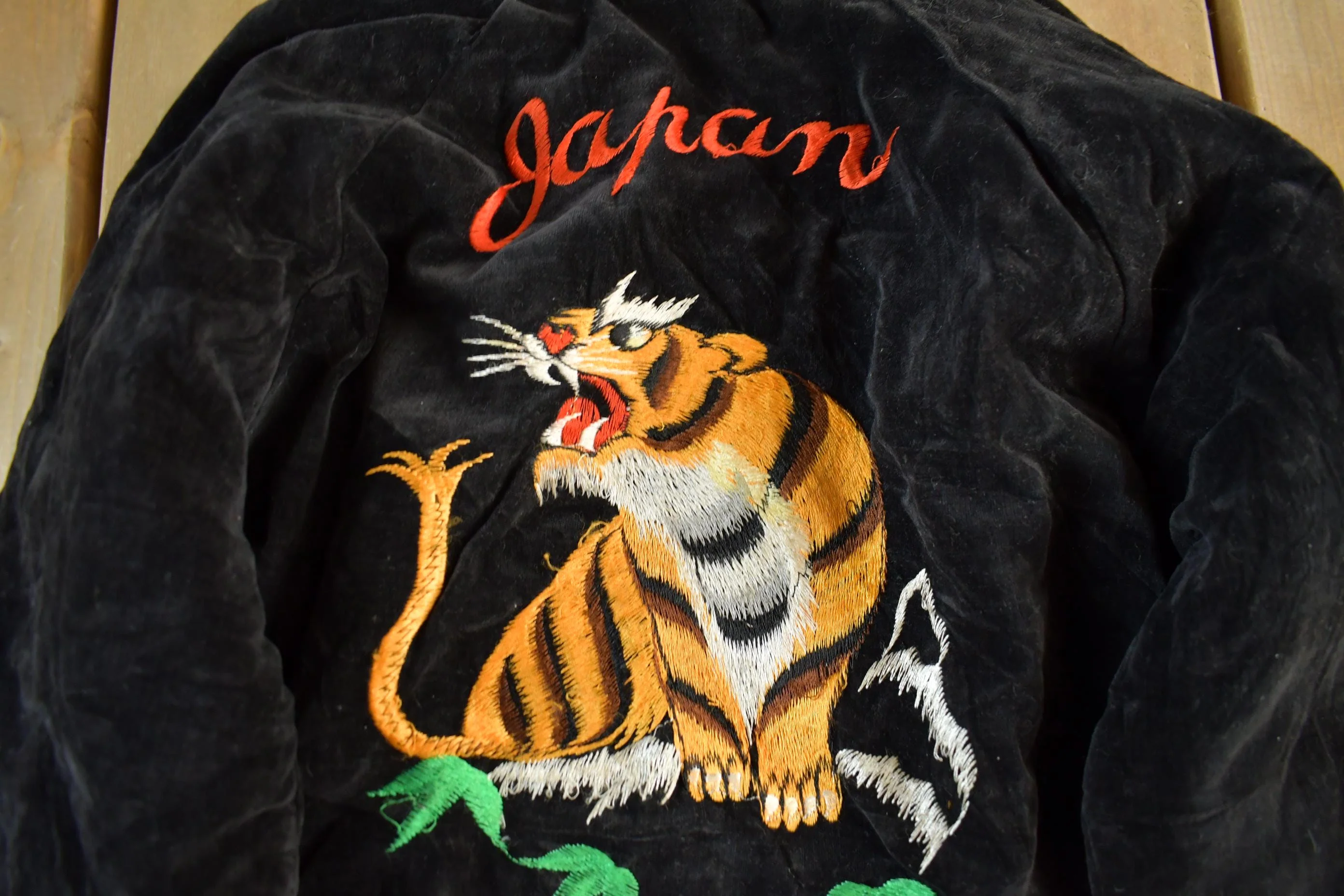 Vintage 1980s Sukajan USA Japan Souvinir Bomber Jacket Toddler-Youth XS - Image 7