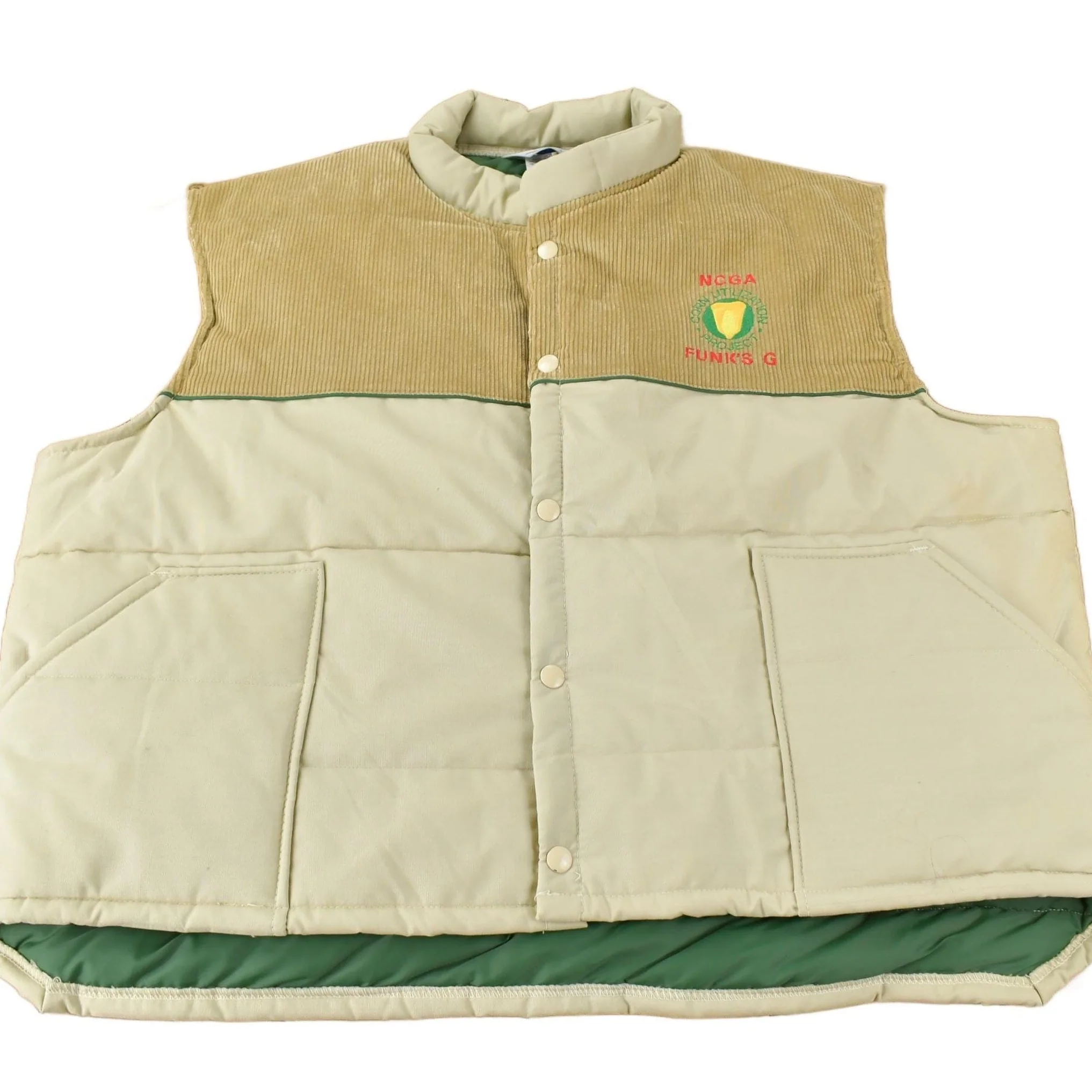 Vintage 1980s Swingster Embroidered Vest Men's 2XL