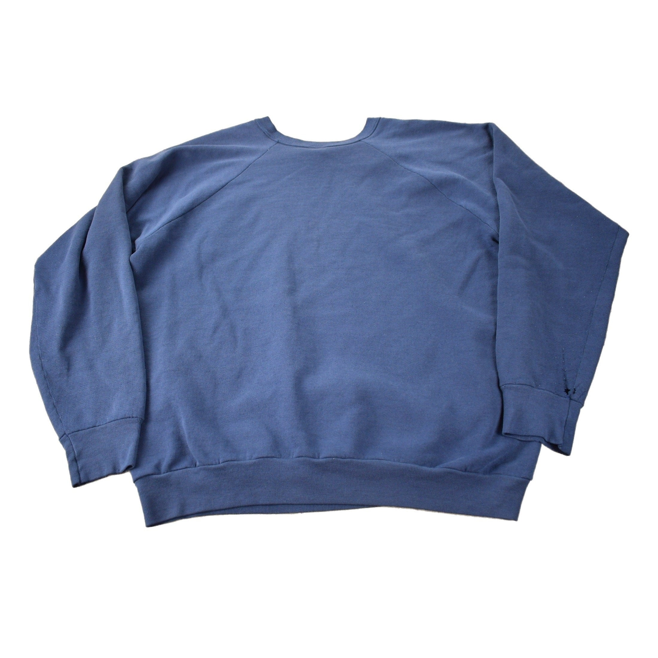 Vintage 1980s Syracuse University Distressed Collegiate Raglan Crewneck Men's L - Image 2
