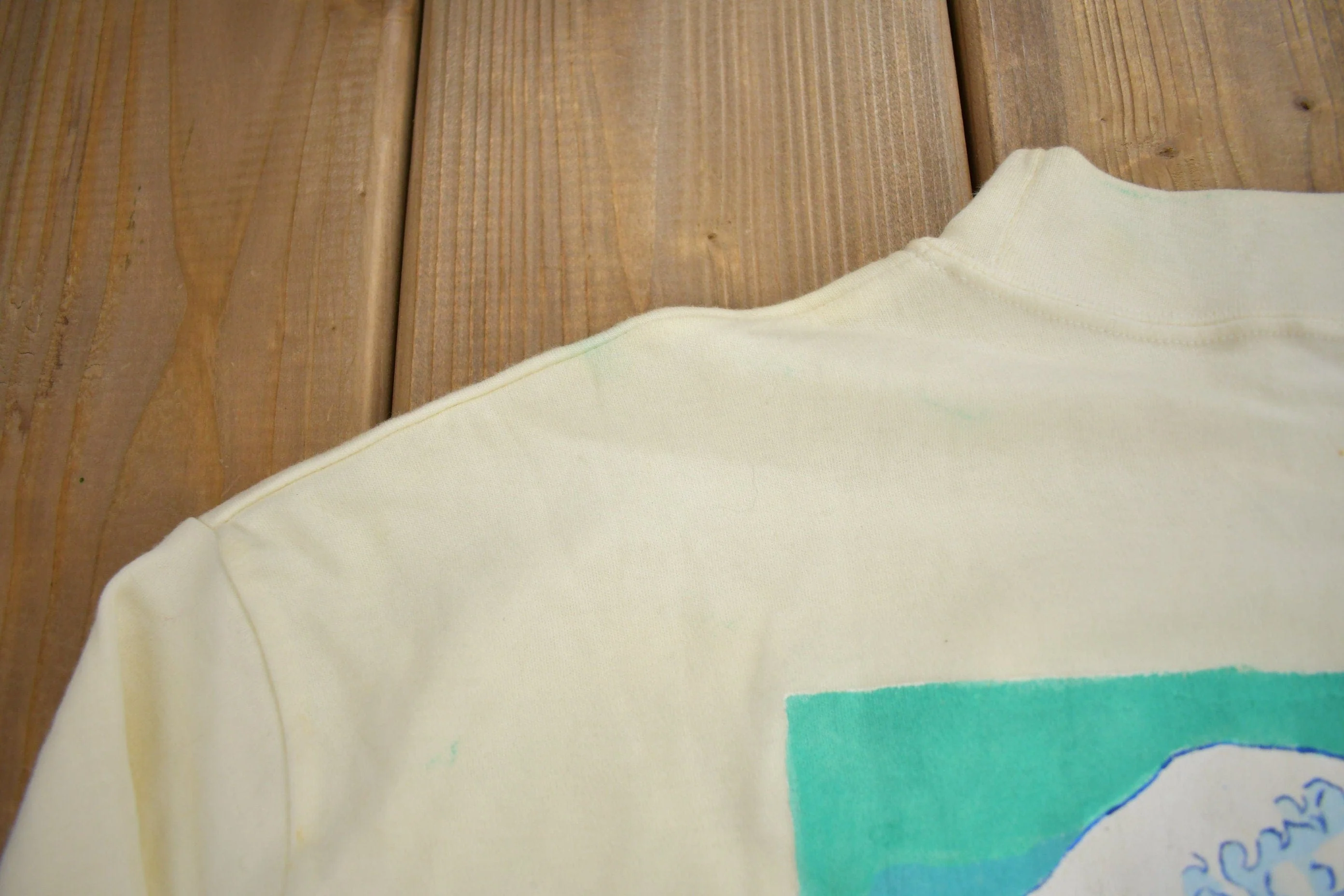 Vintage 1980s Takaoka Beach Club Surfing Graphic Souvenir T Shirt Men's Medium - Image 8