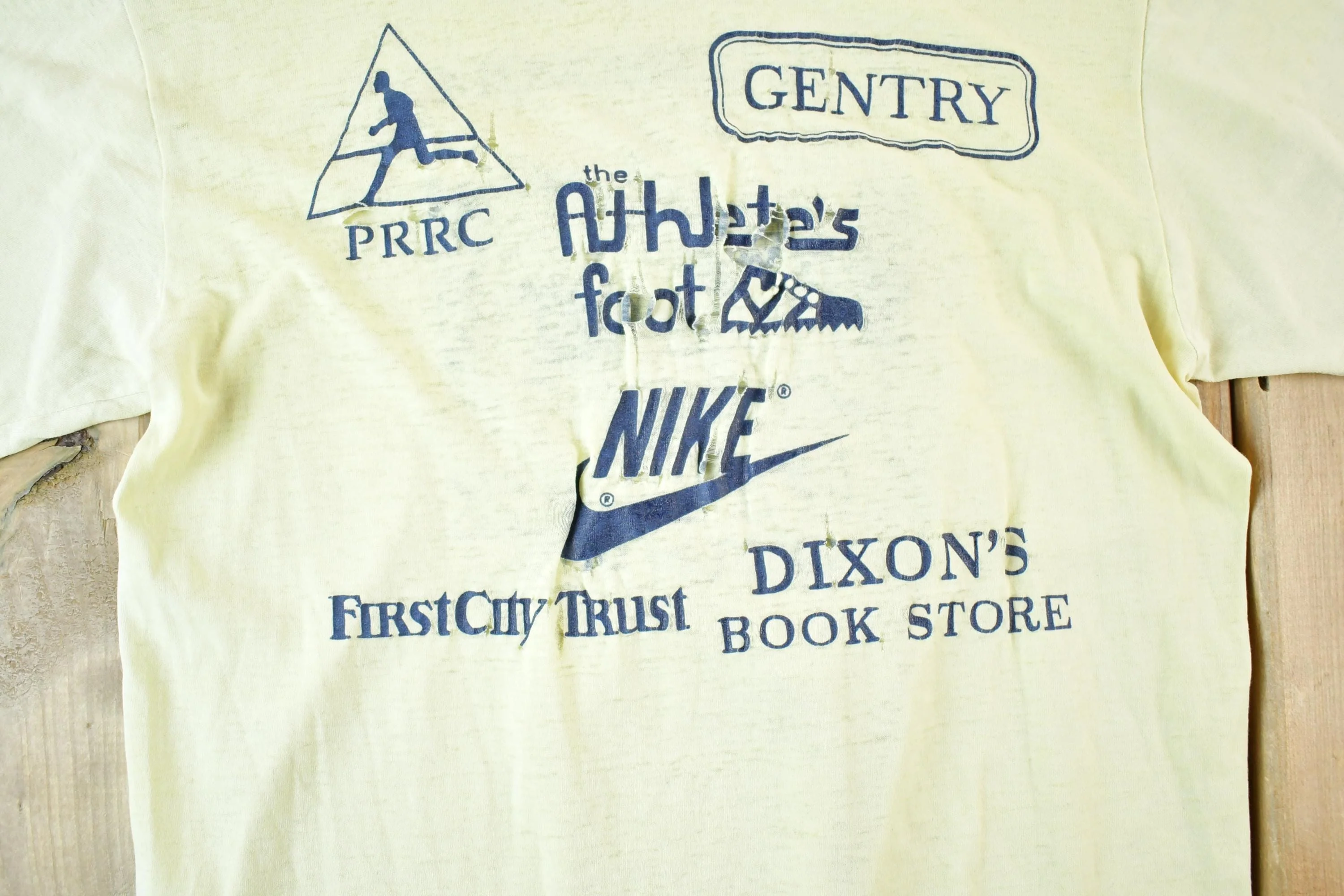 Vintage 1980s The Peterborough Lift Lock Run Souvenir T-Shirt Mens S - Image 4