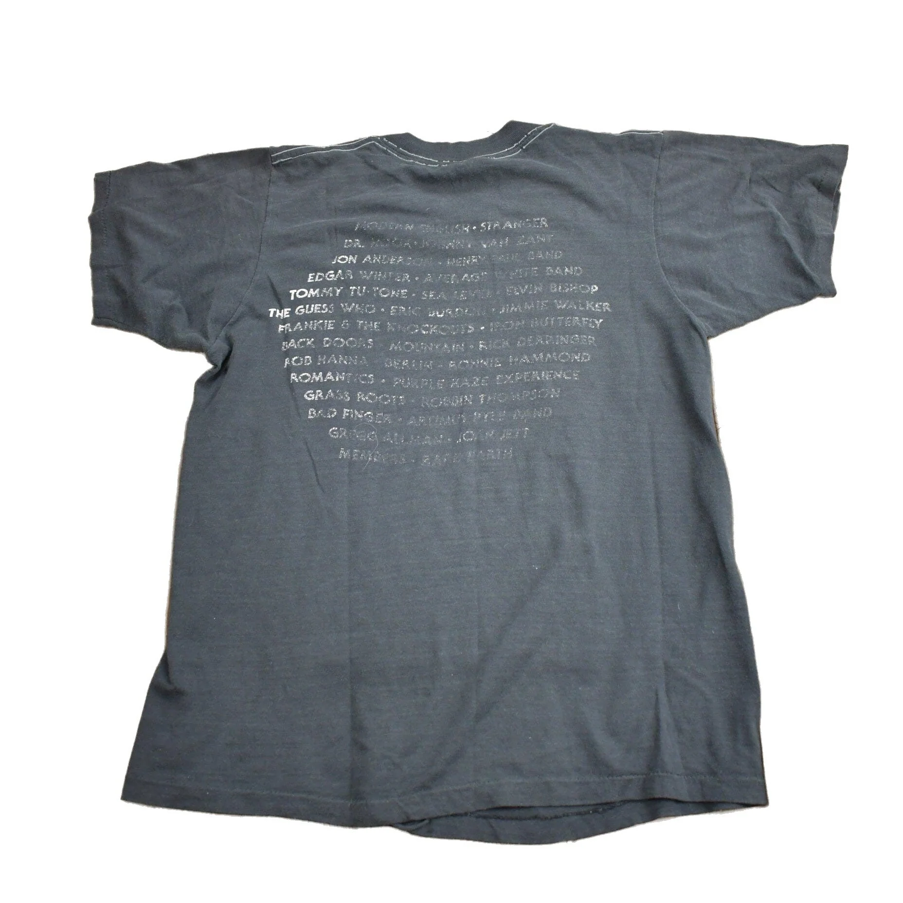 Vintage 1980s The Rocking' Crown Concert Club Souvenir T Shirt Men's Small - Image 2