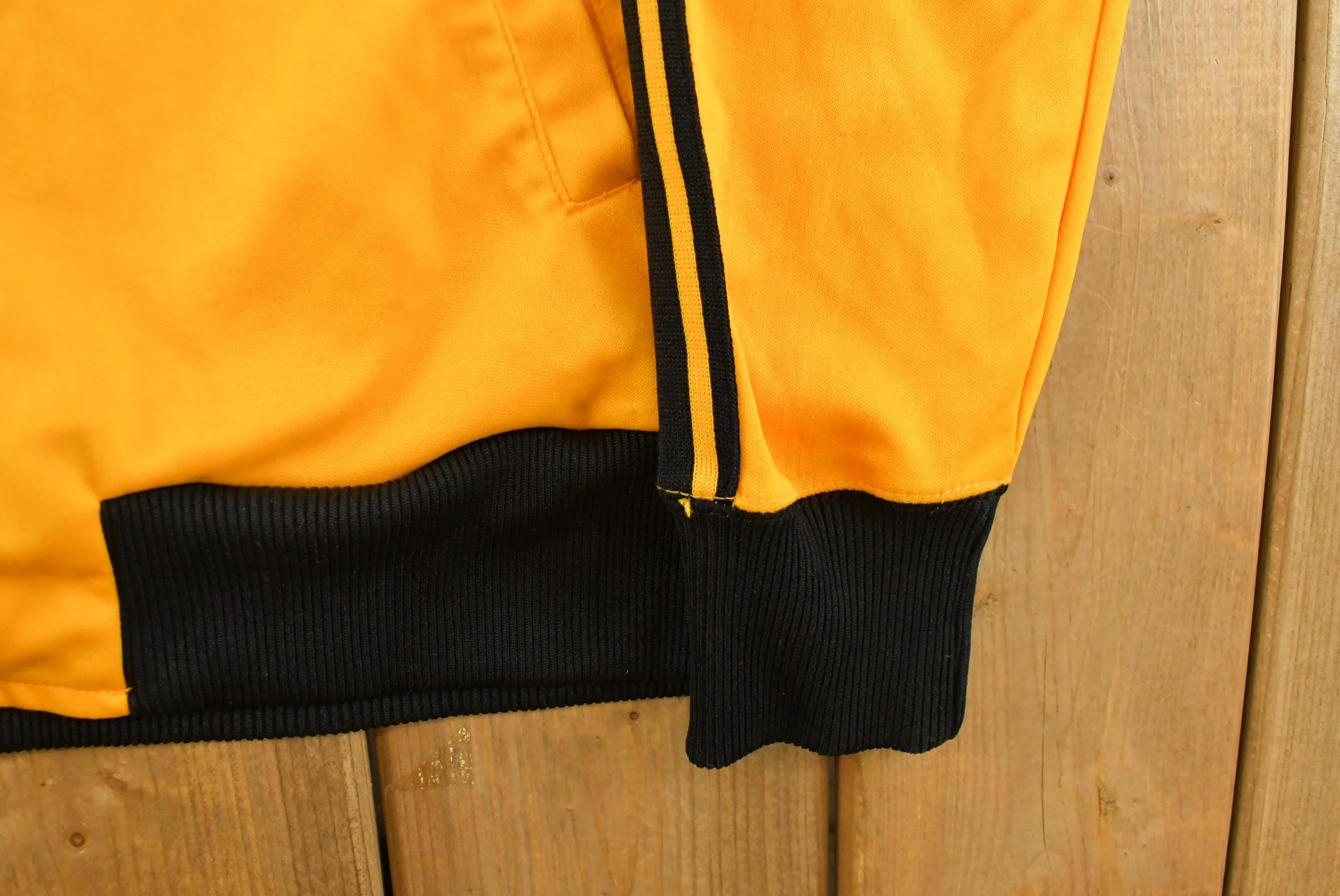 Vintage 1980s Tonix Twin Rivers Baseball Track Jacket Sweatshirt Men's Large - Image 4