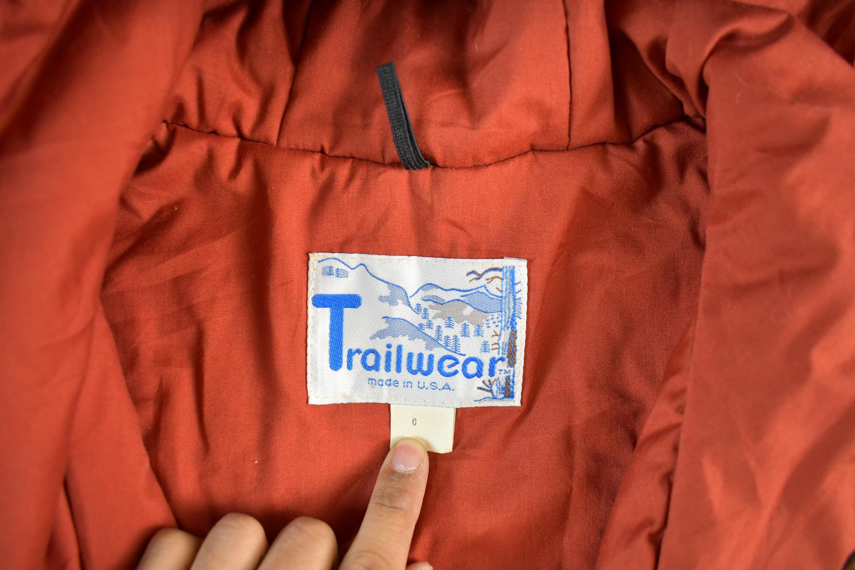 Vintage 1980s Trailway Thinsulate Parka Jacket Men's L-XL - Image 5