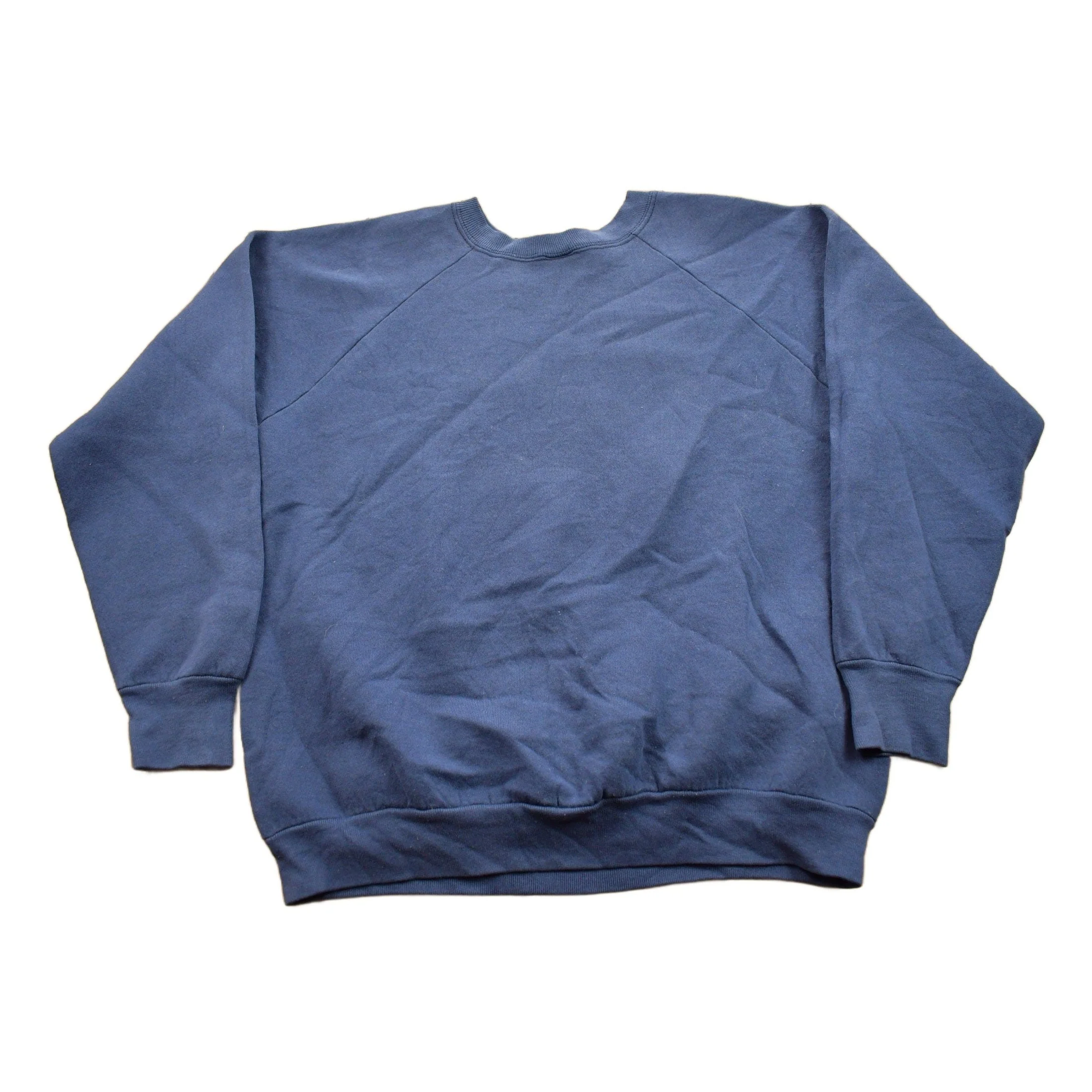 Vintage 1980s United States Navy Graphic Raglan Crewneck - Image 2