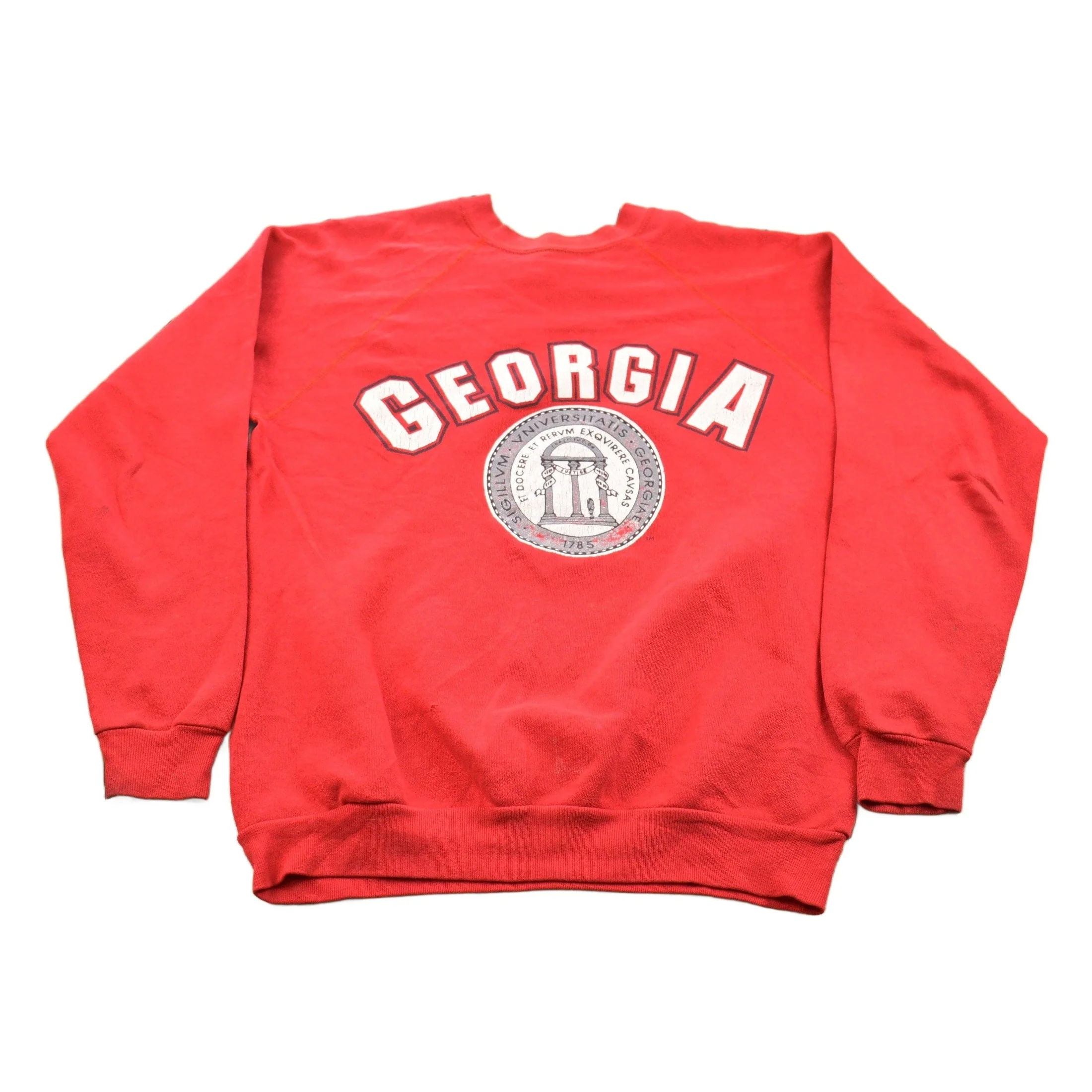 Vintage 1980s University of Georgia Graphic Collegiate Crewneck Men's Large