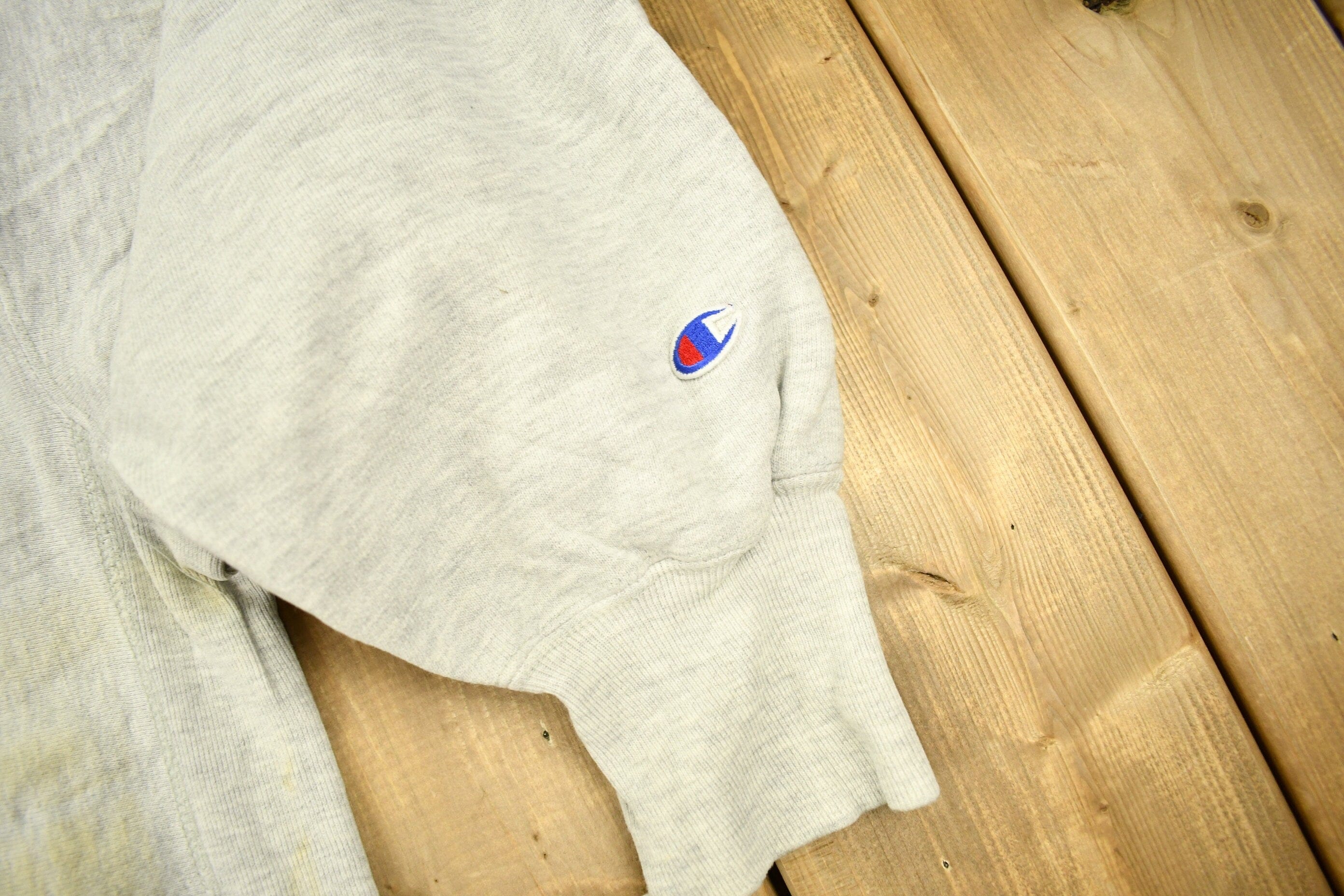 Vintage 1980s University Of Illinois Champion Reverse Weave Crewneck Men's Large - Image 3