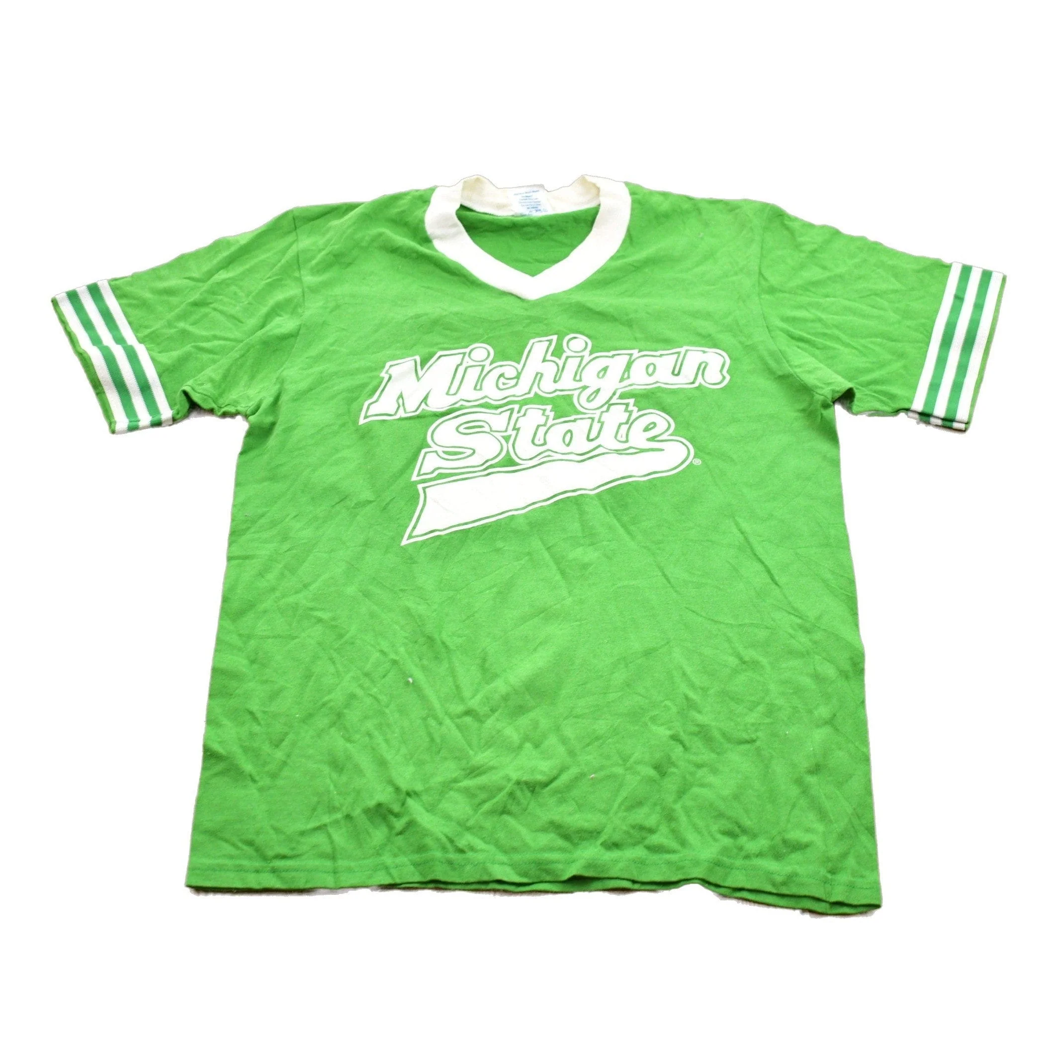 Vintage 1980s University of Michigan State Spartans Collegiate T-Shirt Men's S