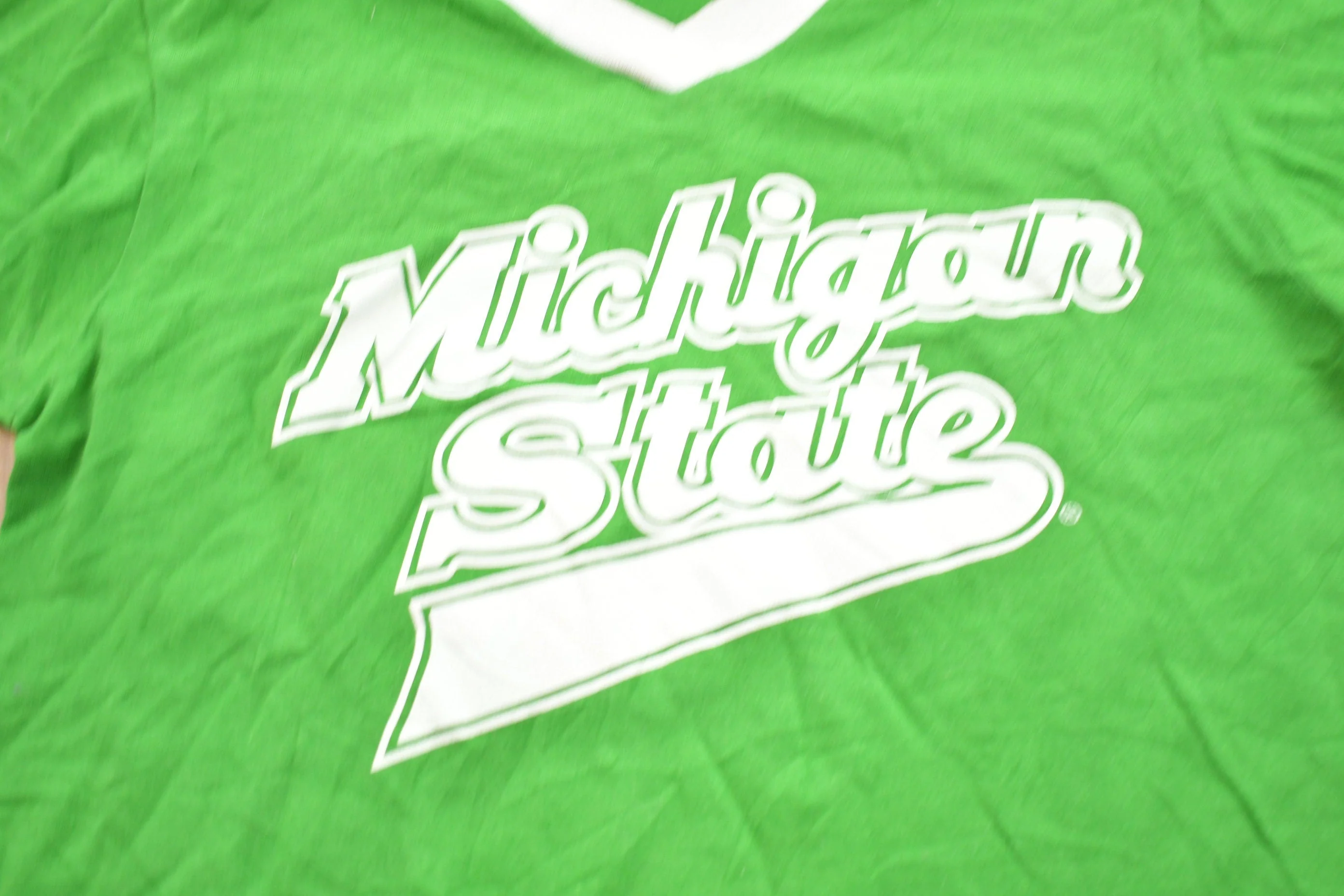 Vintage 1980s University of Michigan State Spartans Collegiate T-Shirt Men's S - Image 3