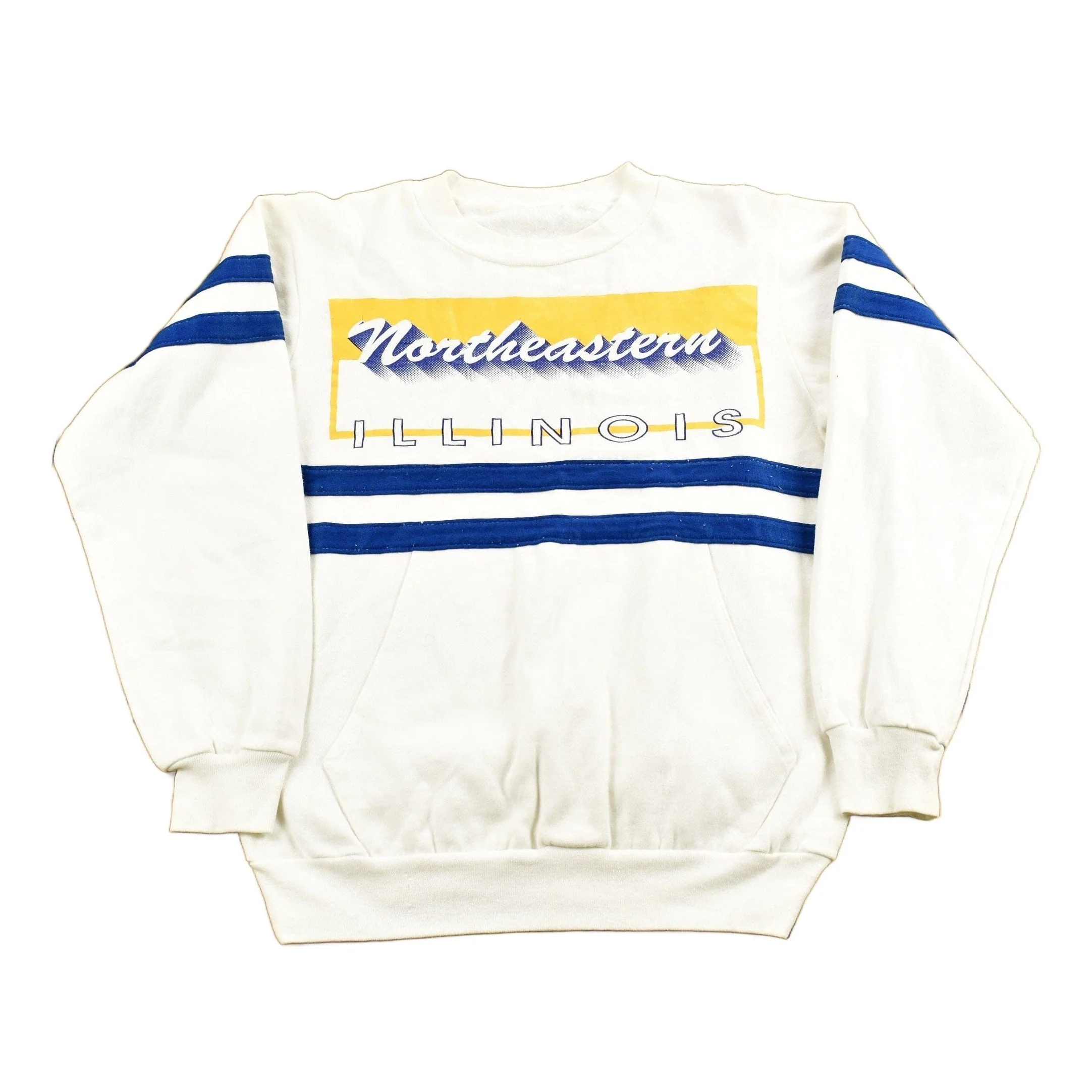 Vintage 1980s University of Northeastern Illinois Collegiate Crewneck Men's Small