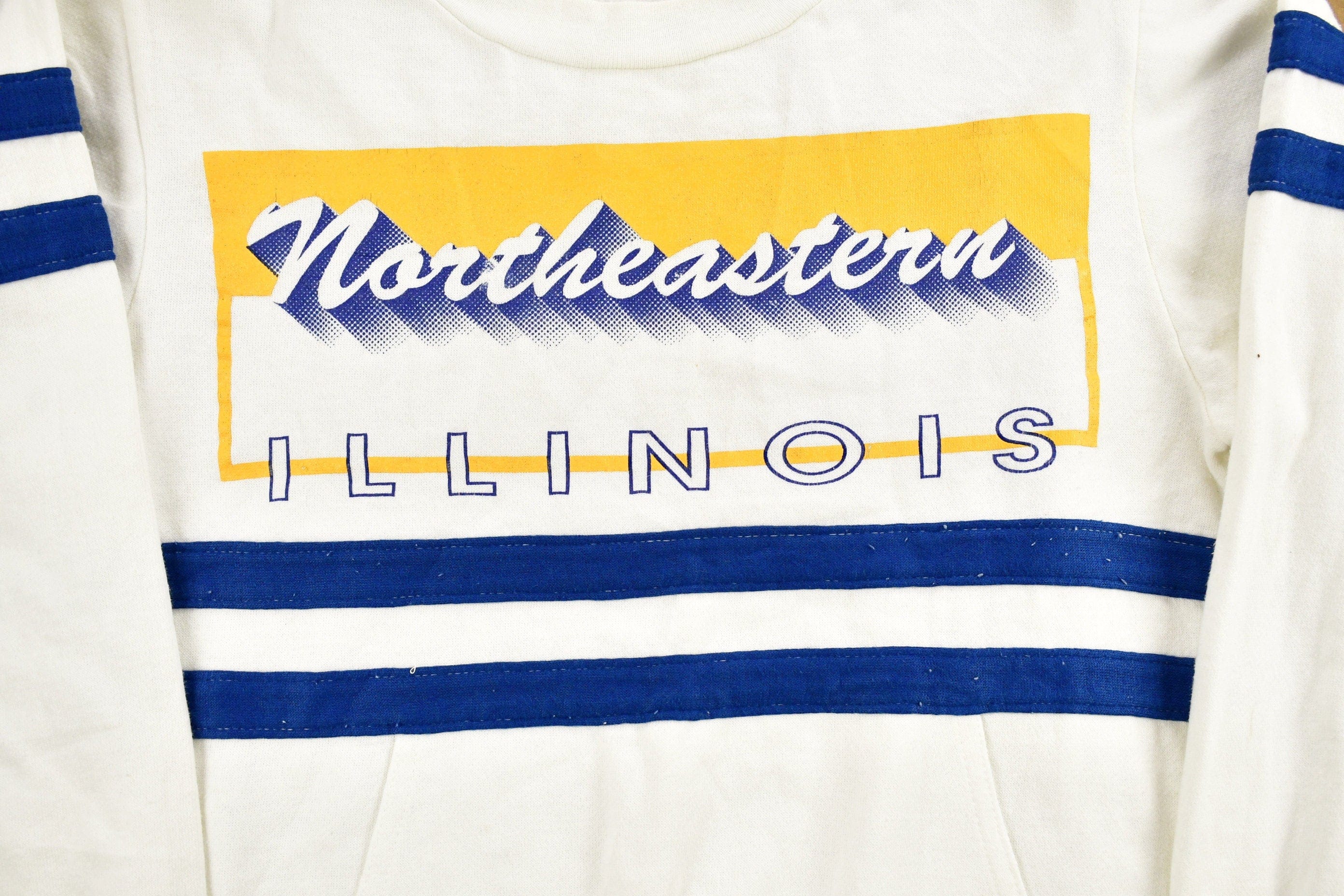 Vintage 1980s University of Northeastern Illinois Collegiate Crewneck Men's Small - Image 3