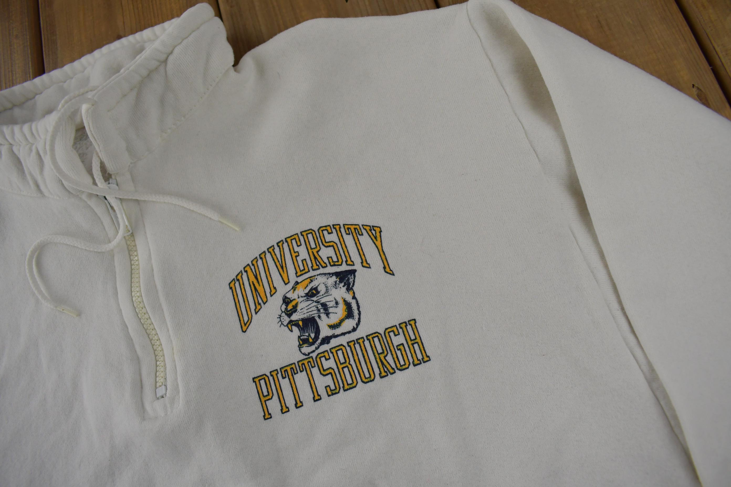 Vintage 1980s University Of Pittsburgh Collegiate Sweater Men's S - Image 3
