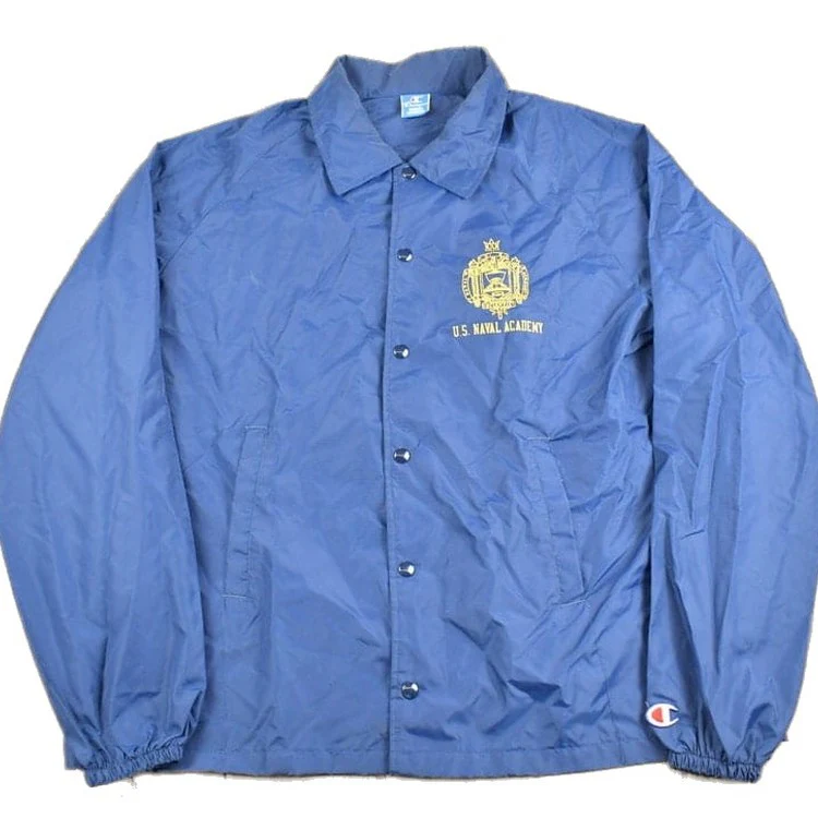 Vintage 1980s US Naval Academy Champion Windbreaker Jacket Men's Large