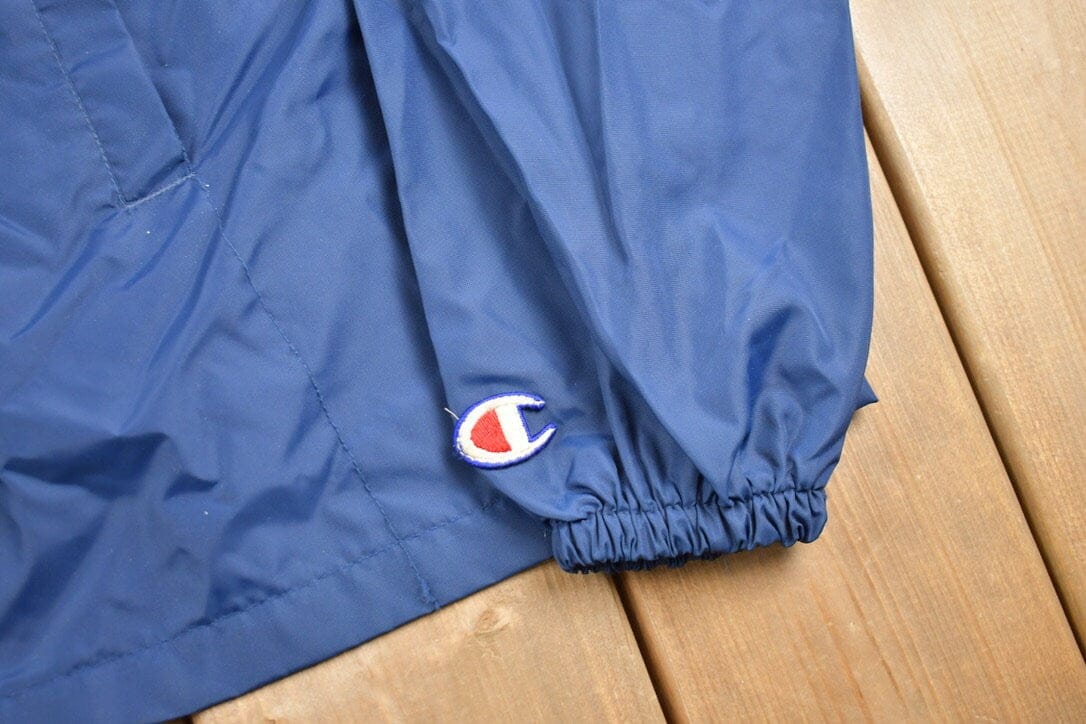 Vintage 1980s US Naval Academy Champion Windbreaker Jacket Men's Large - Image 4