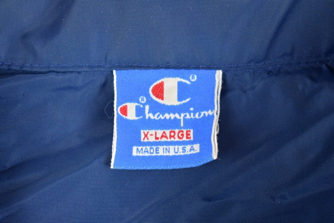 Vintage 1980s US Naval Academy Champion Windbreaker Jacket Men's Large - Image 5