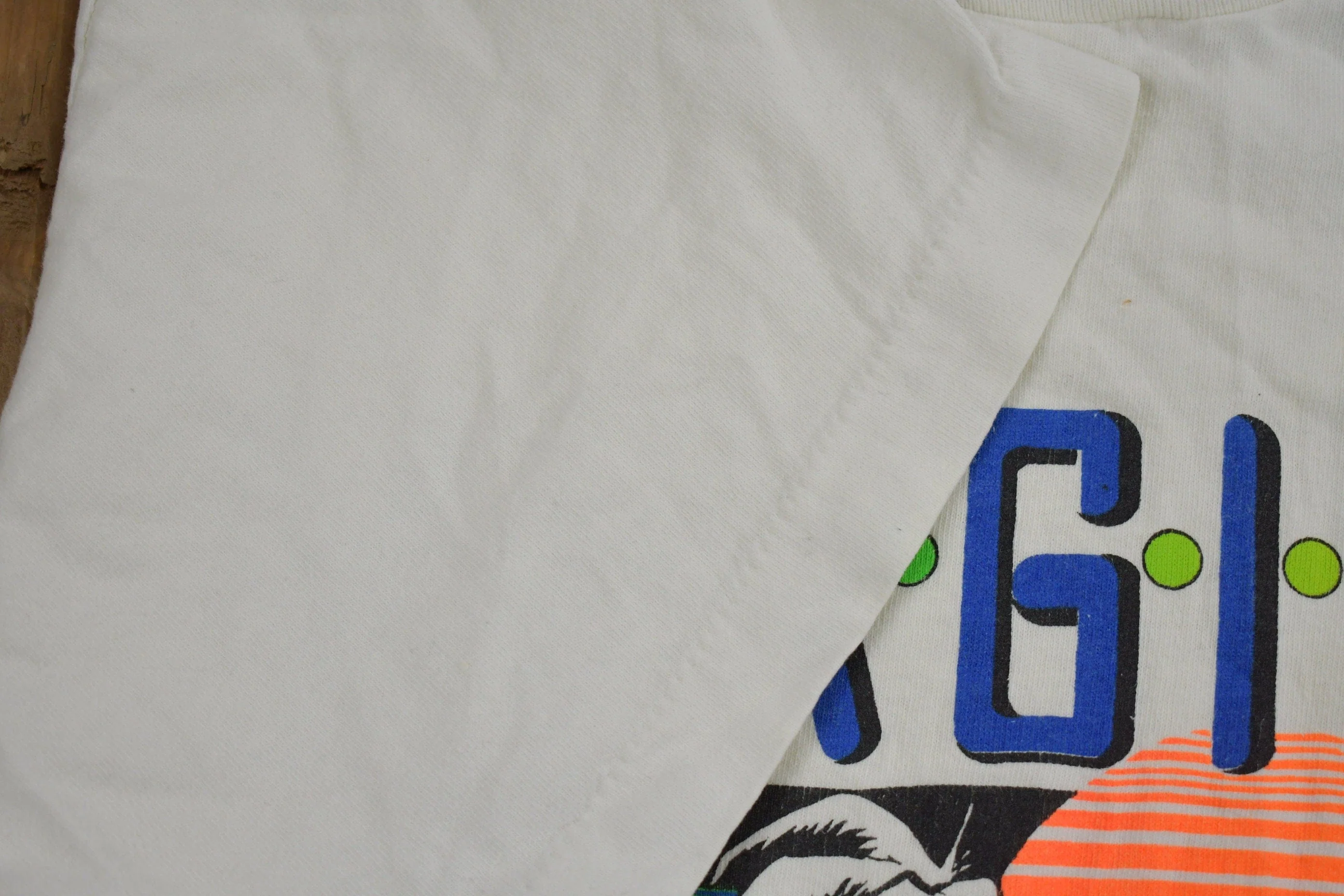 Vintage 1980s Virginia Beach Souvenir T Shirt Men's Medium - Image 4