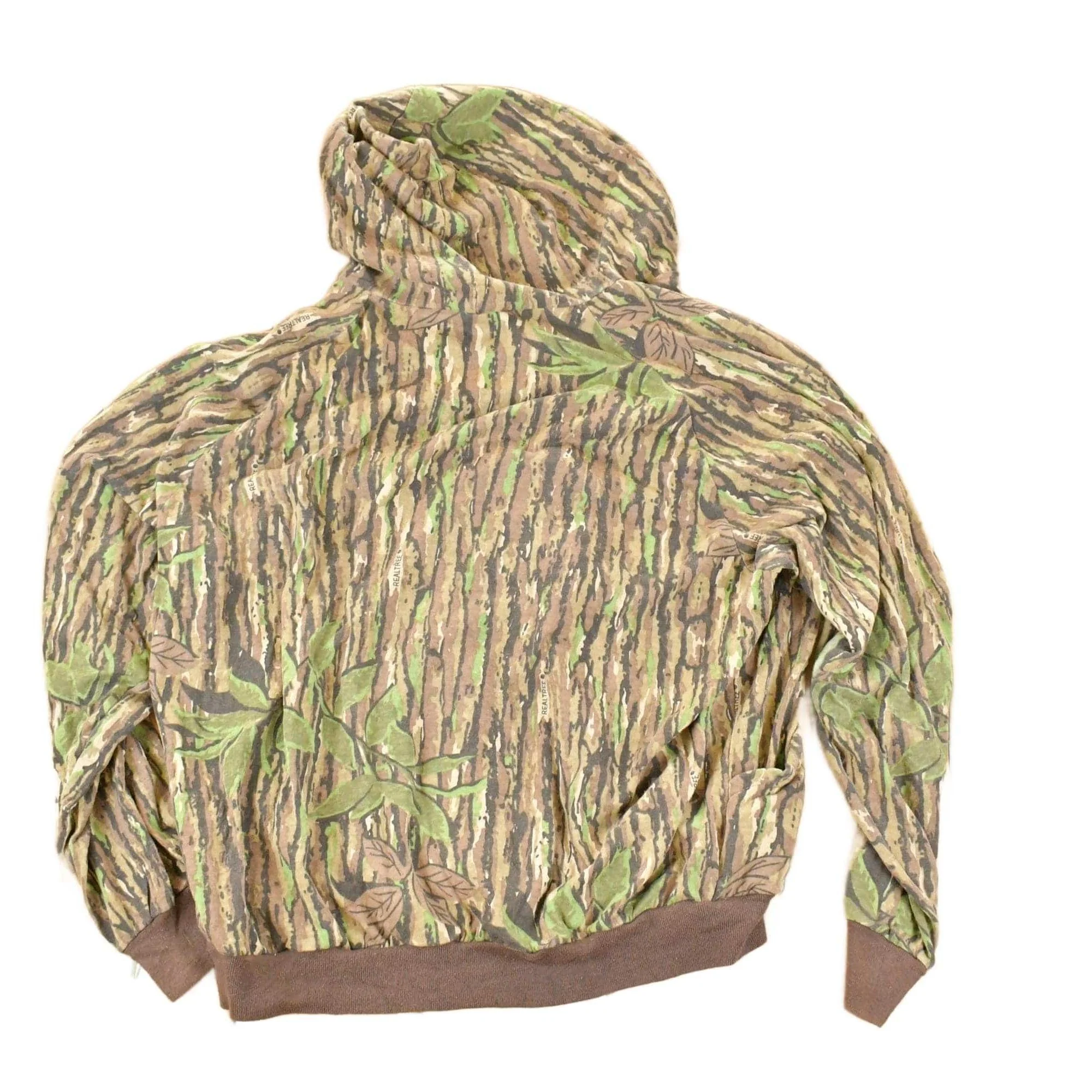 Vintage 1980s Walls Blizzard Pruf Realtree Camo Full Zip Hoodie Sweatshirt Men's M - Image 2