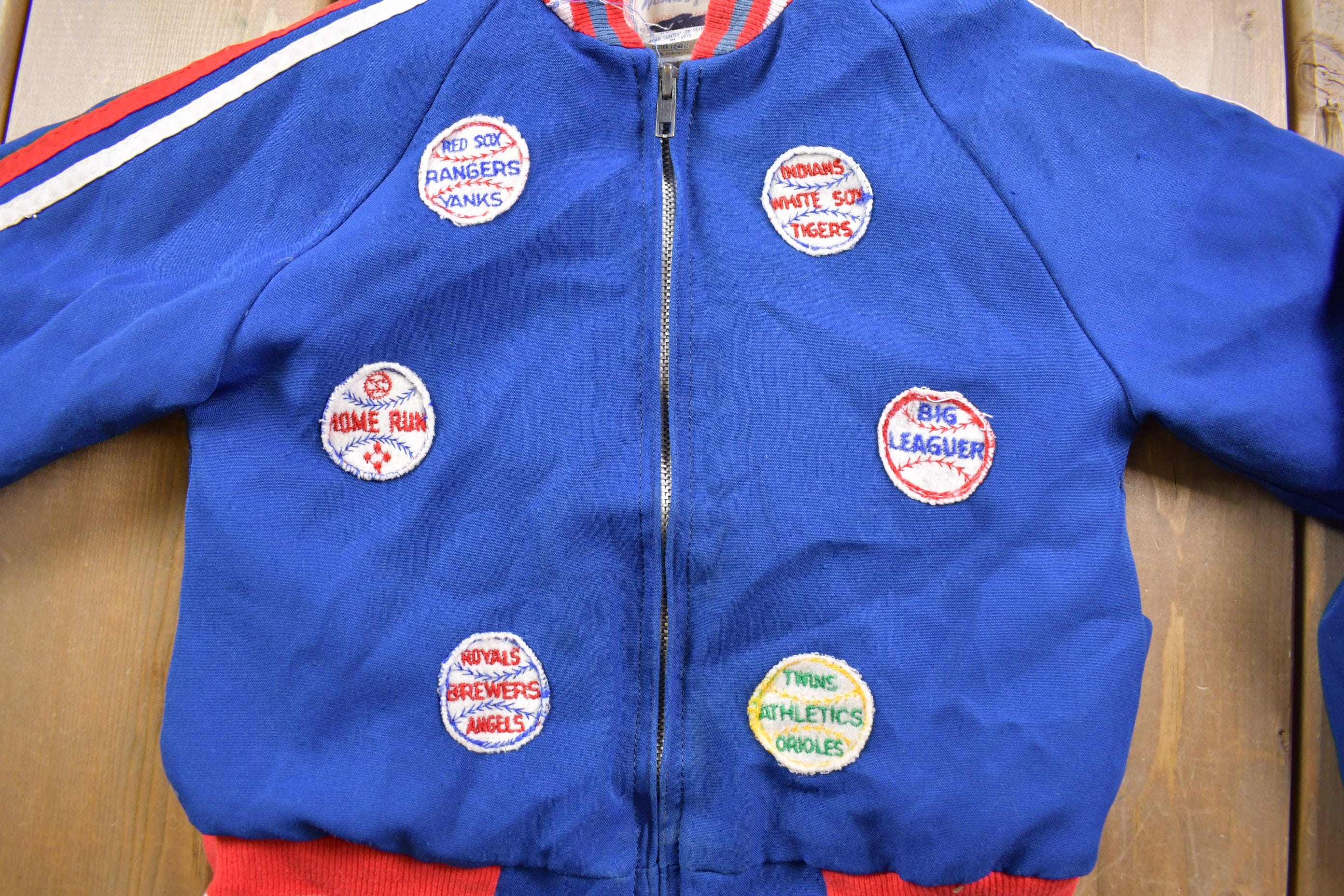 Vintage 1980s Weather Tamer MLB Team Jacket Youth Small - Image 3
