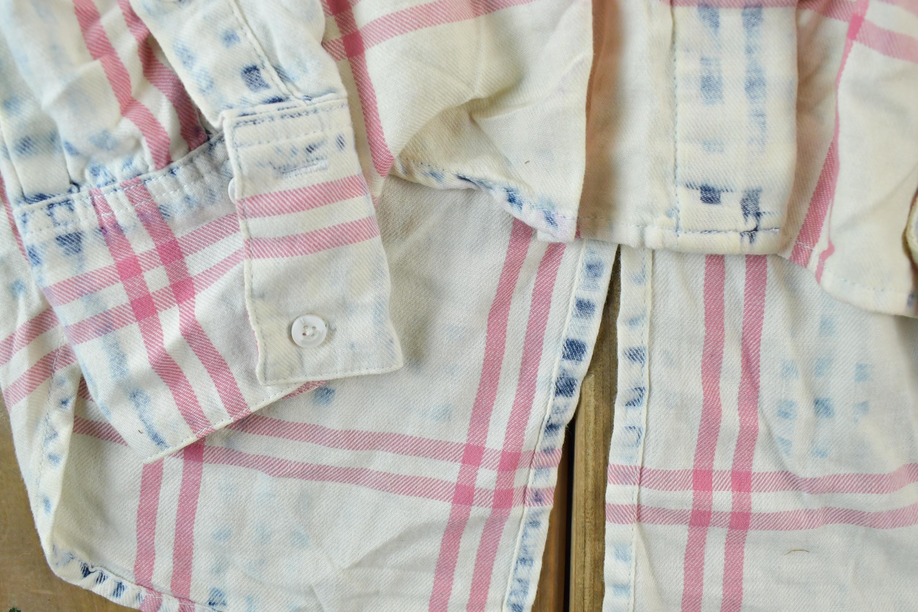 Vintage 1980s Western Button Up Shirt Men's Large - Image 3