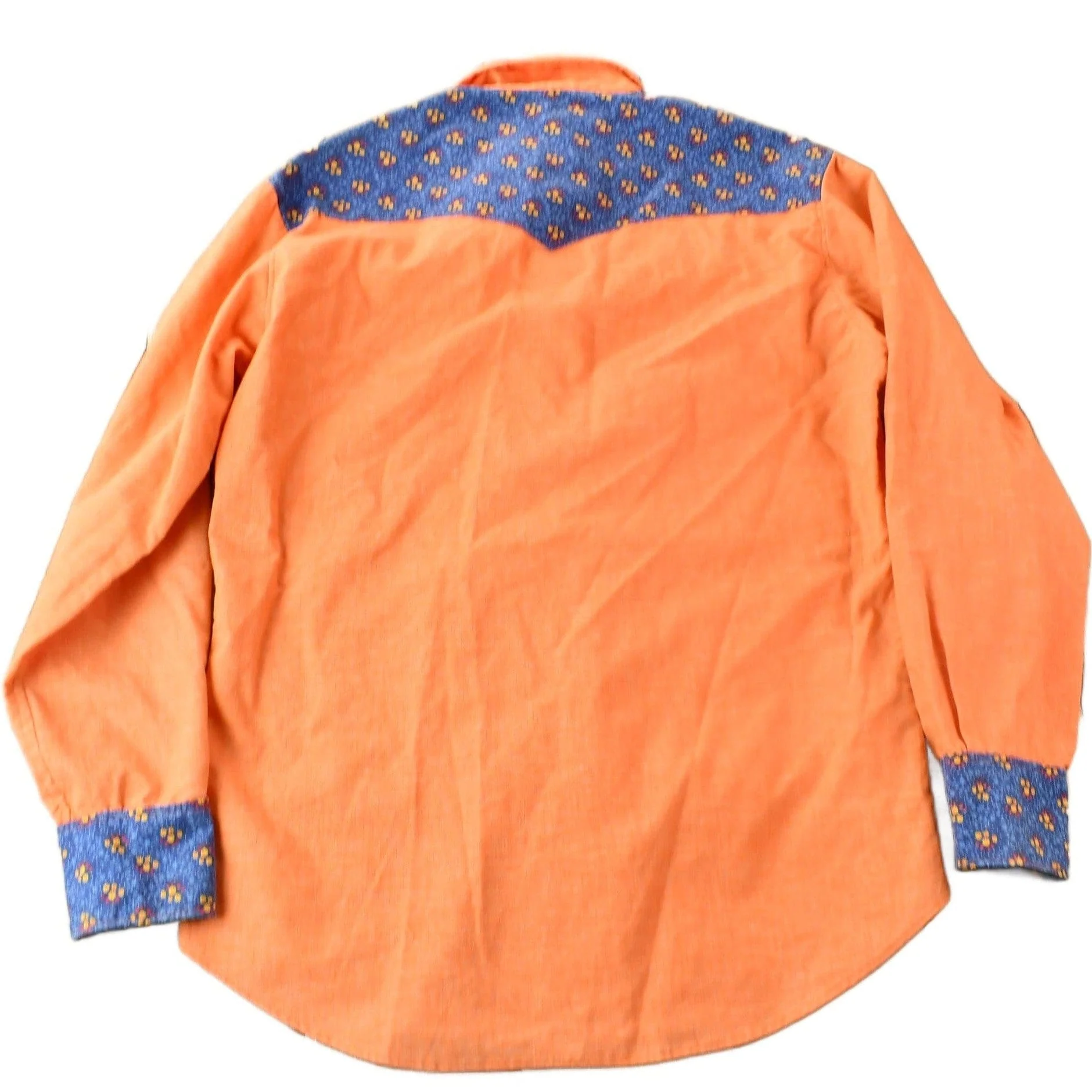 Vintage 1980s Western Style Embroidered Snap Button Up Shirt Men's Large - Image 2