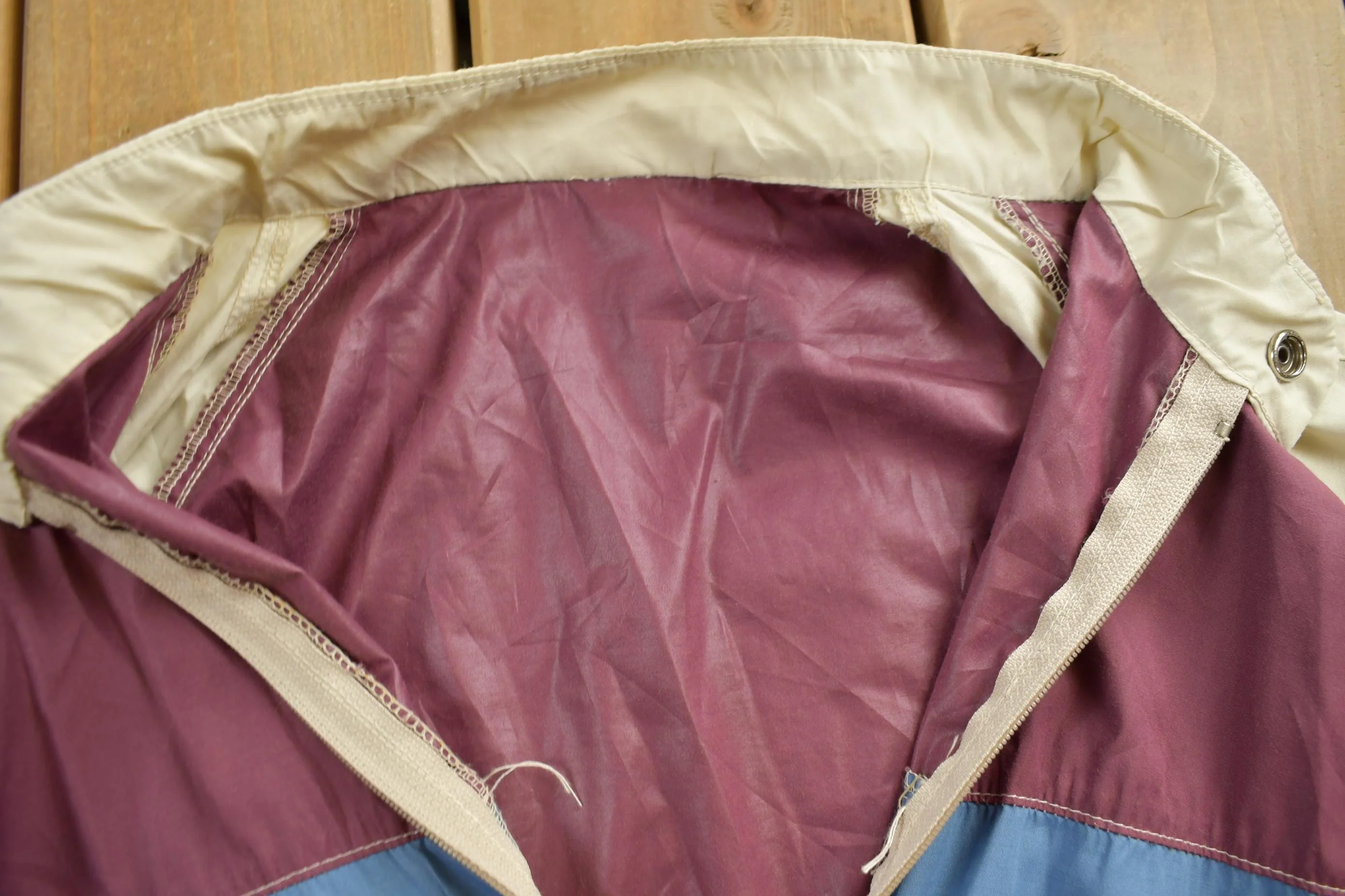 Vintage 1980s Windbreaker Zip Up Jacket Men's S - Image 3