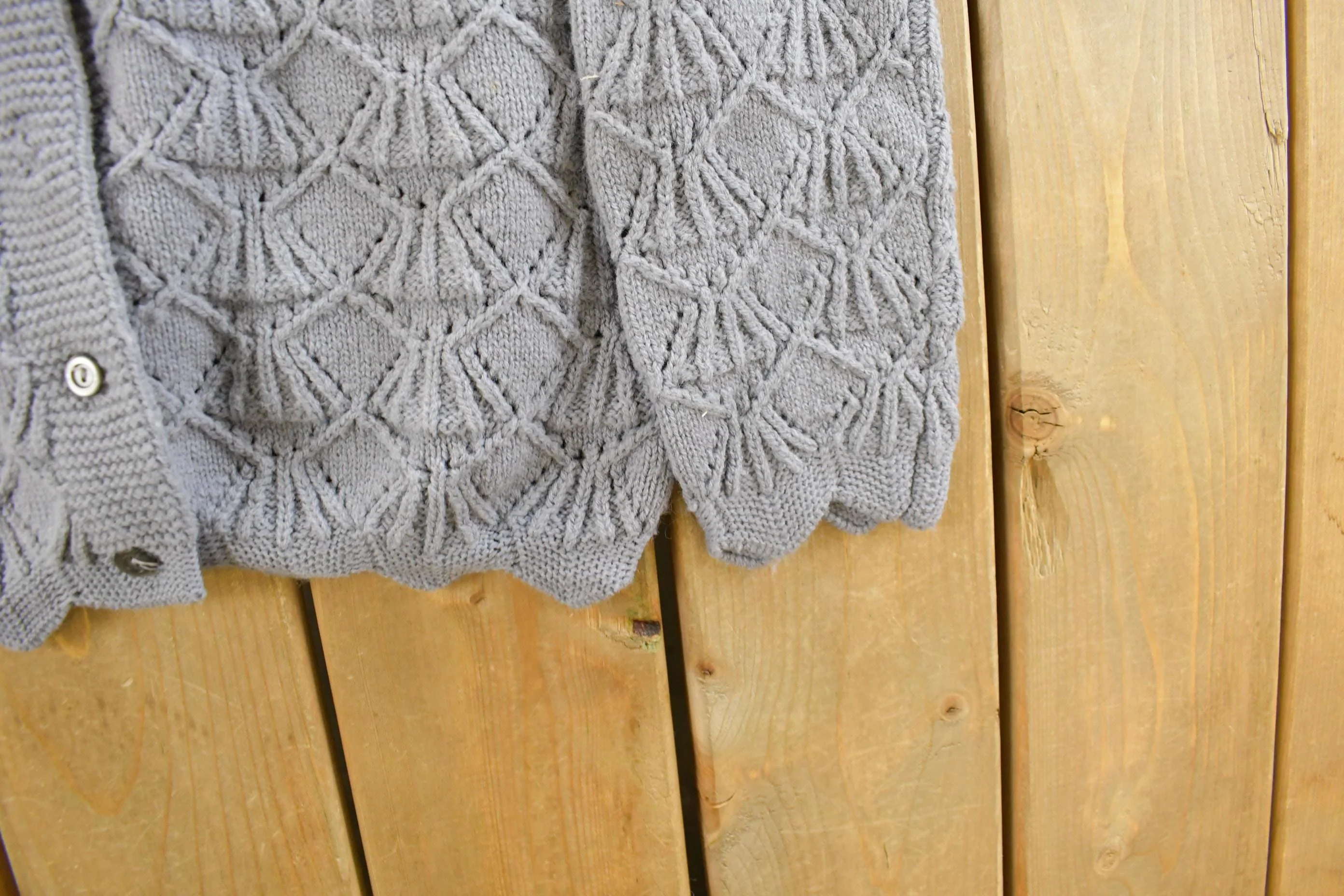 Vintage 1980s Wintuk Chris Ann Knit Cardigan Sweater Women's Small - Image 3