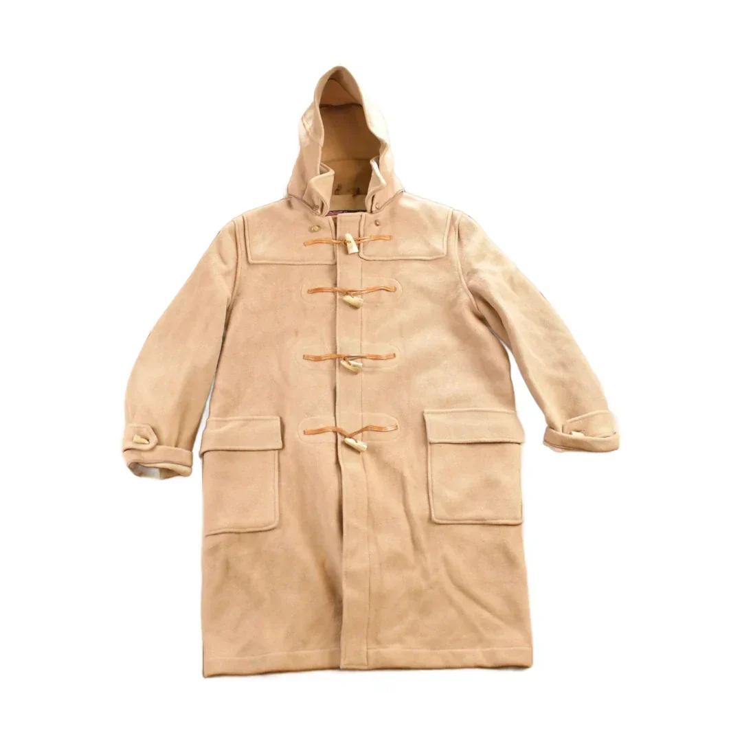 Vintage 1980s Wool Duffle Coat Men's Large