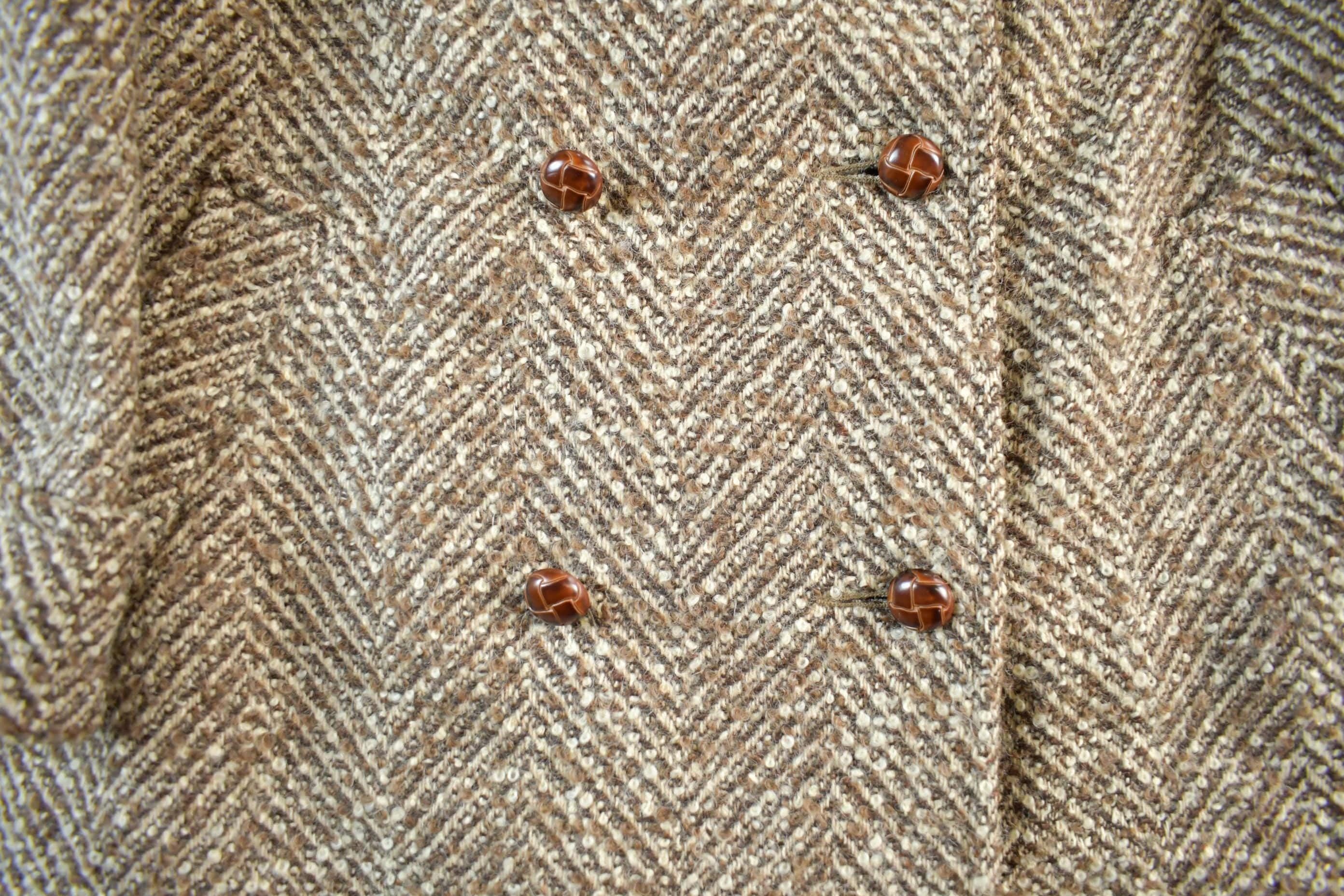 Vintage 1980s Wool Peacoat Women's Large - Image 3