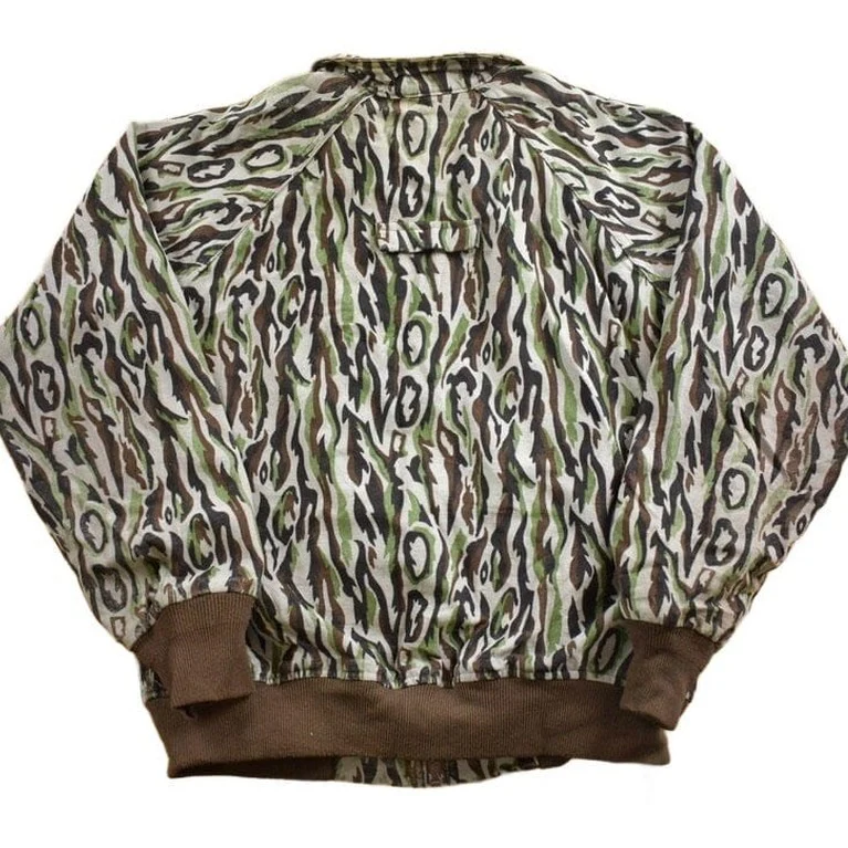 Vintage 1980s Woolrich Tree Bark Camo Jacket Men's Small - Image 2