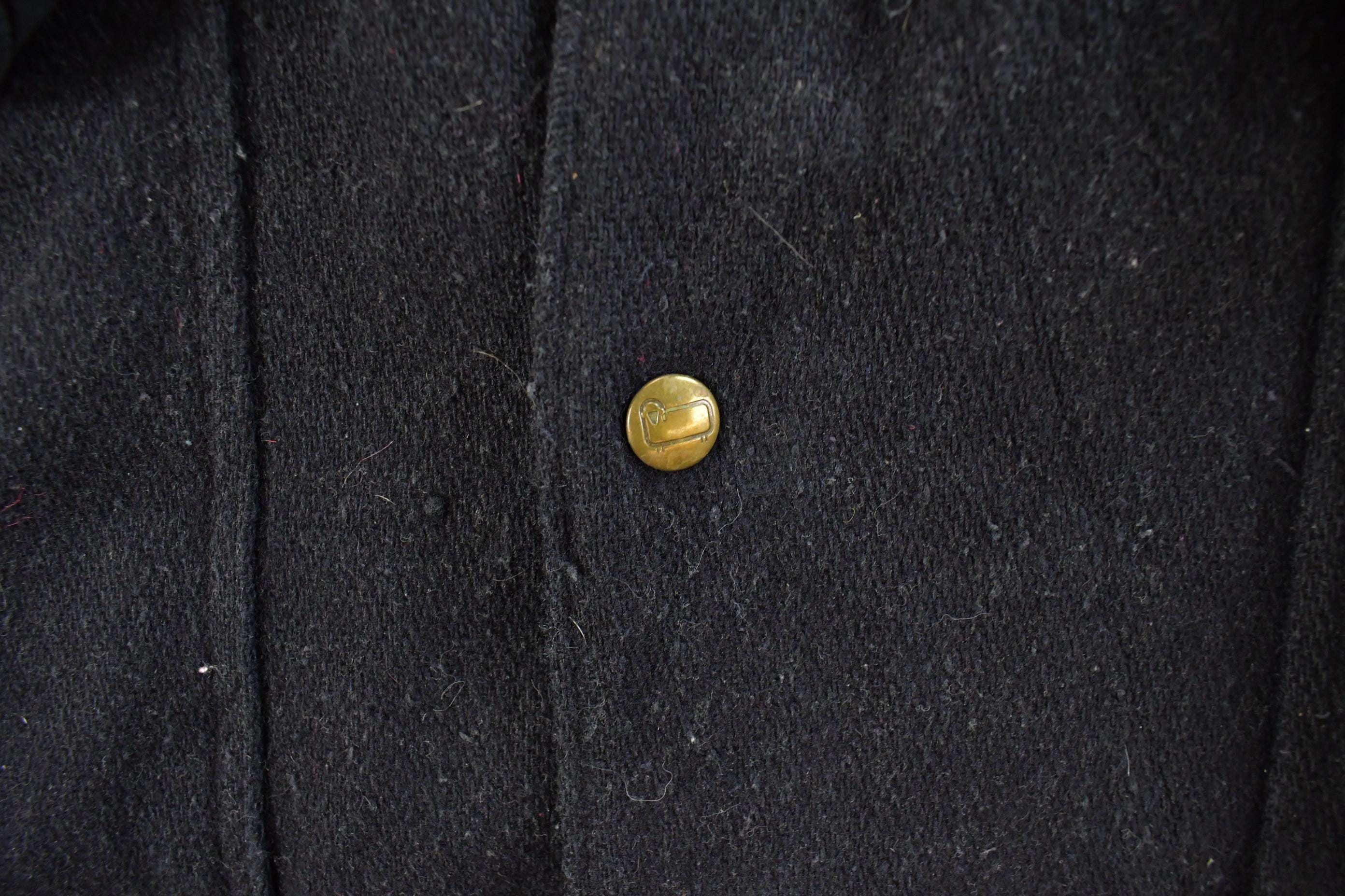 Vintage 1980s Woolrich Wool Hooded Jacket Men's Large - Image 5
