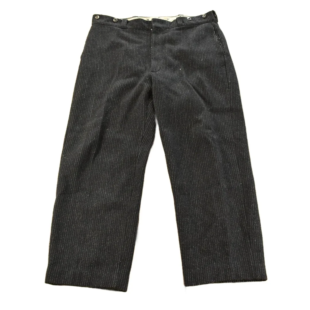 Vintage 1980s Woolrich Wool Trousers Pants Men's 40 x 28