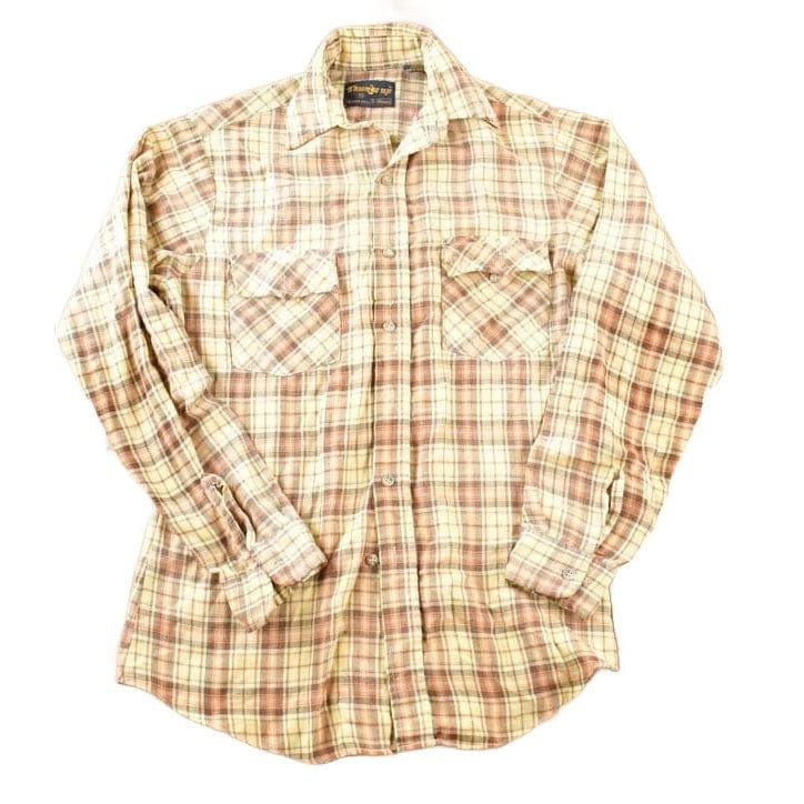 Vintage 1980s Wrangler Thumbs Up Western Button Up Shirt Men's S