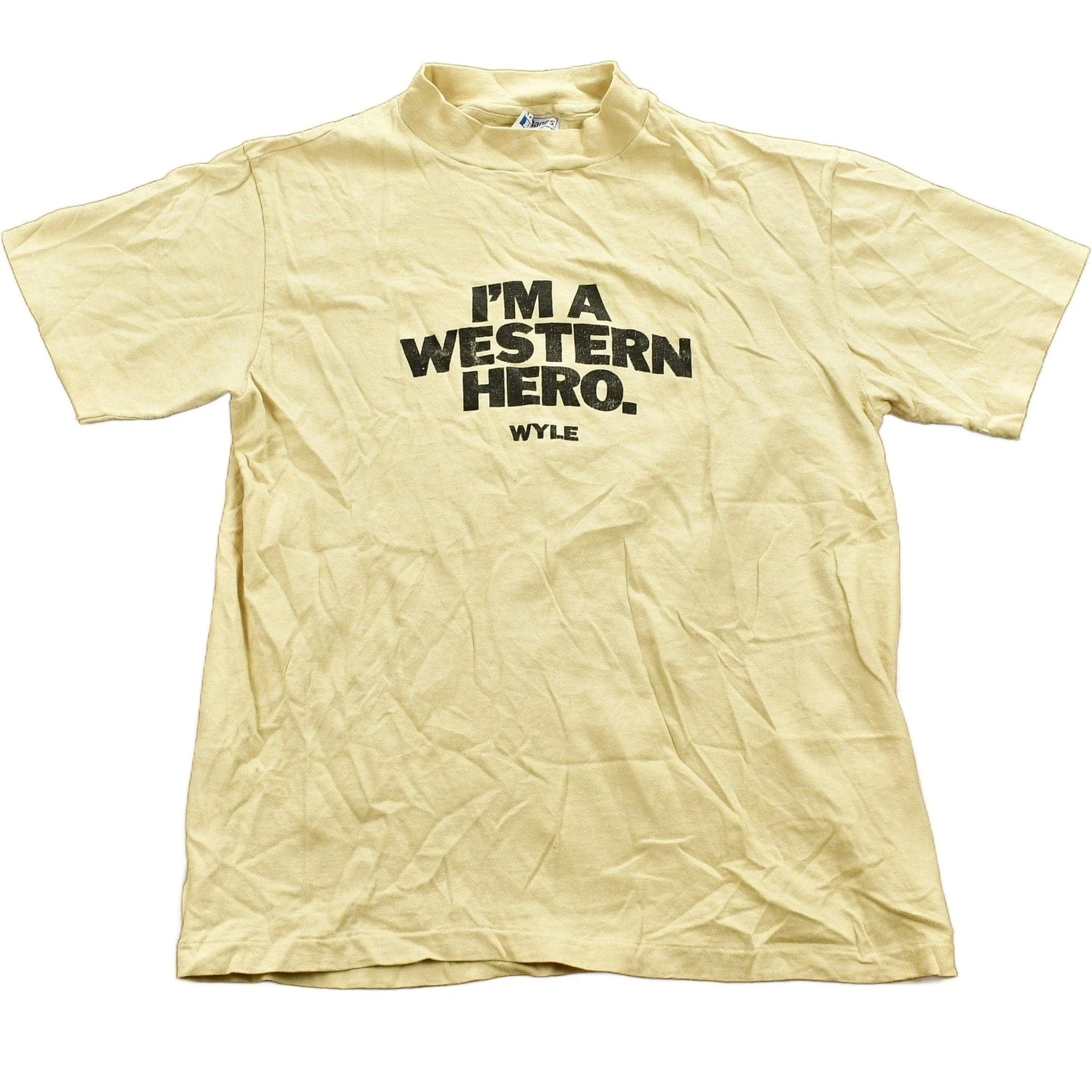 Vintage 1980s Wyle "I'm A Western Hero" T-Shirt Men's M