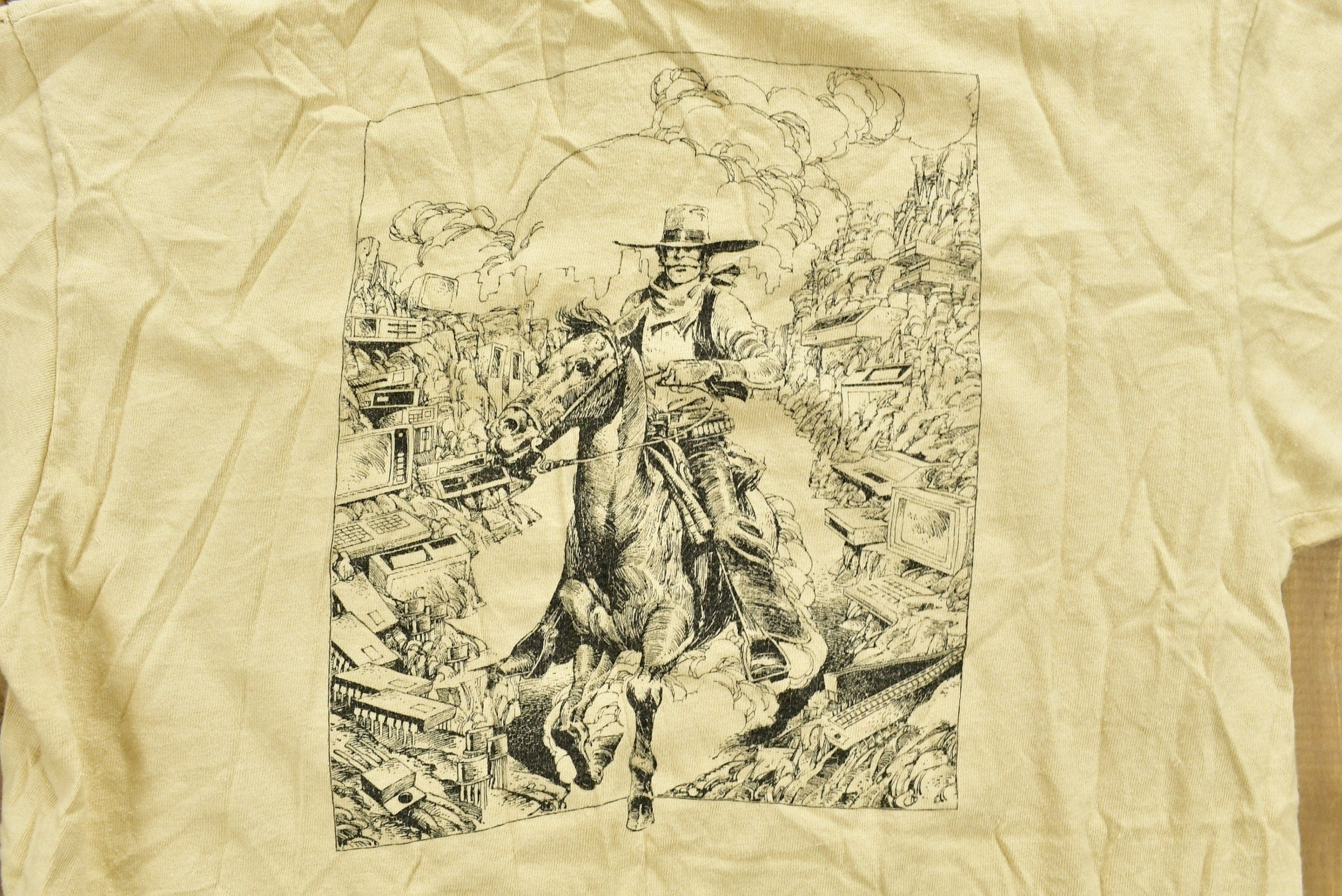 Vintage 1980s Wyle "I'm A Western Hero" T-Shirt Men's M - Image 3