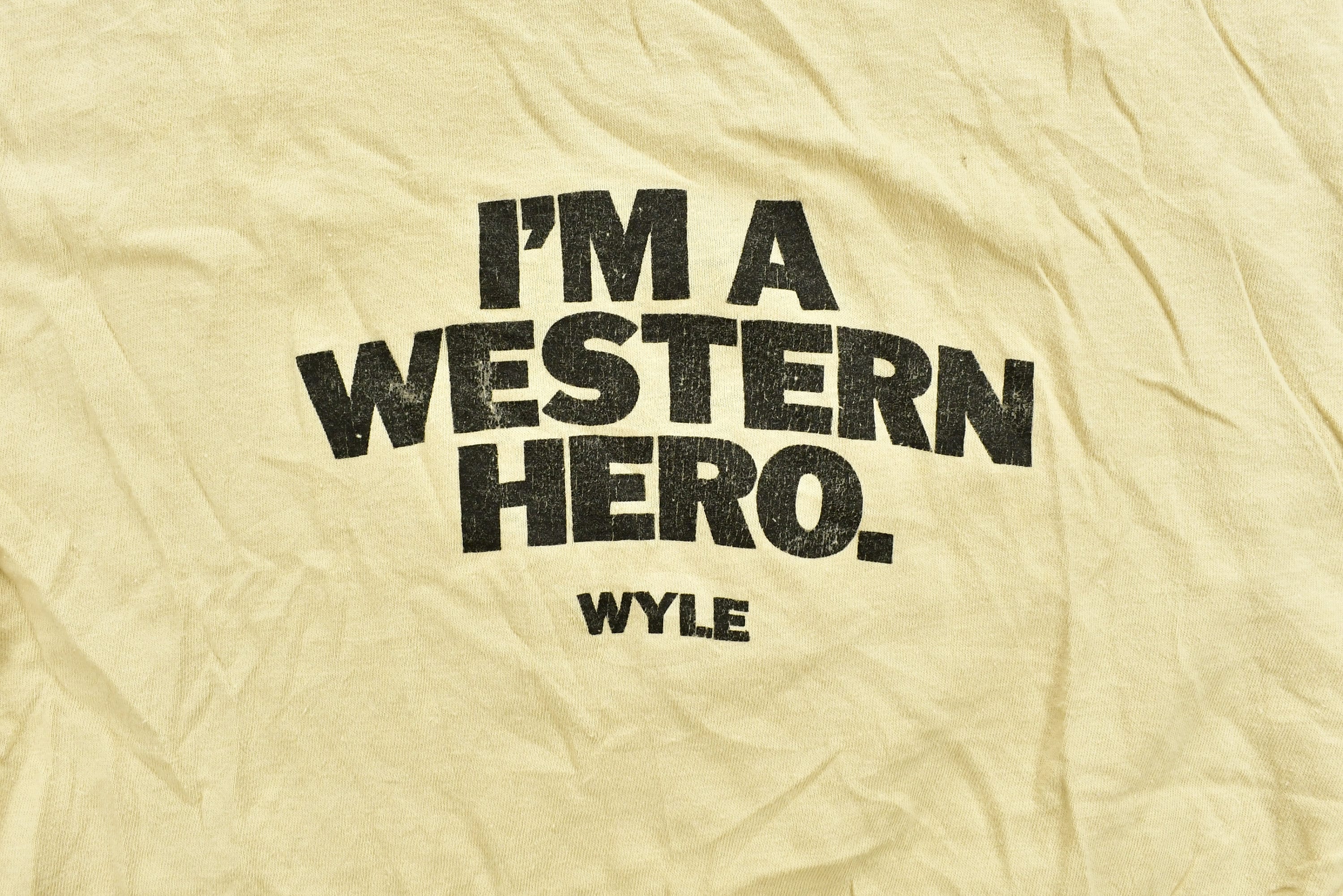 Vintage 1980s Wyle "I'm A Western Hero" T-Shirt Men's M - Image 4