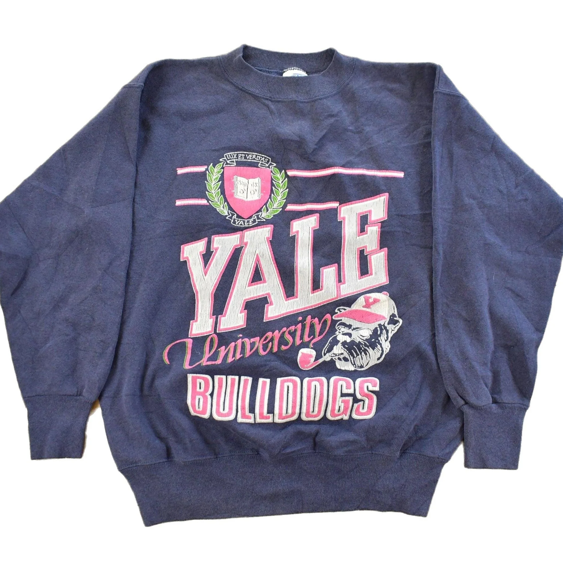 Vintage 1980s Yale University Crewneck Sweatshirt Men's Small