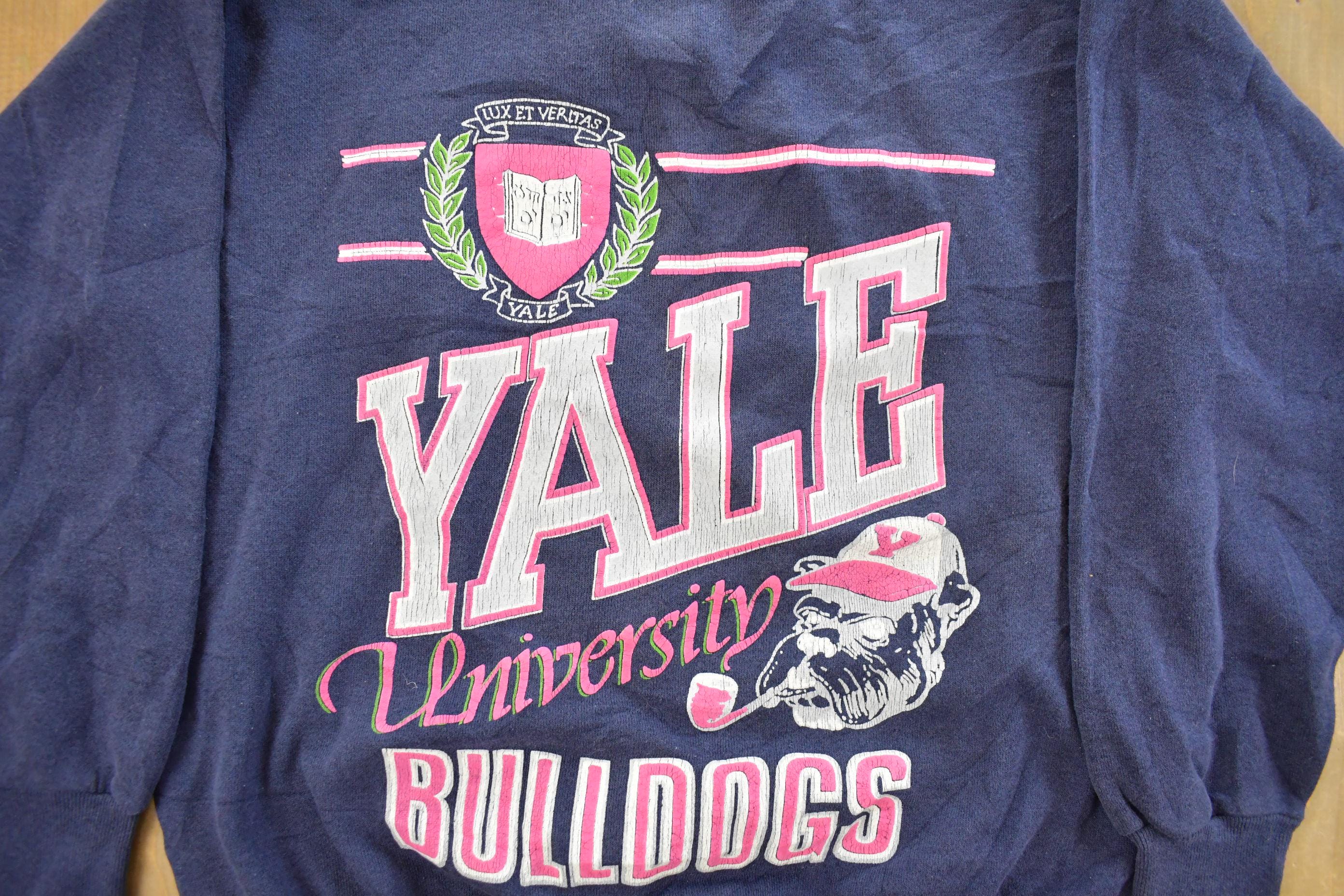 Vintage 1980s Yale University Crewneck Sweatshirt Men's Small - Image 3