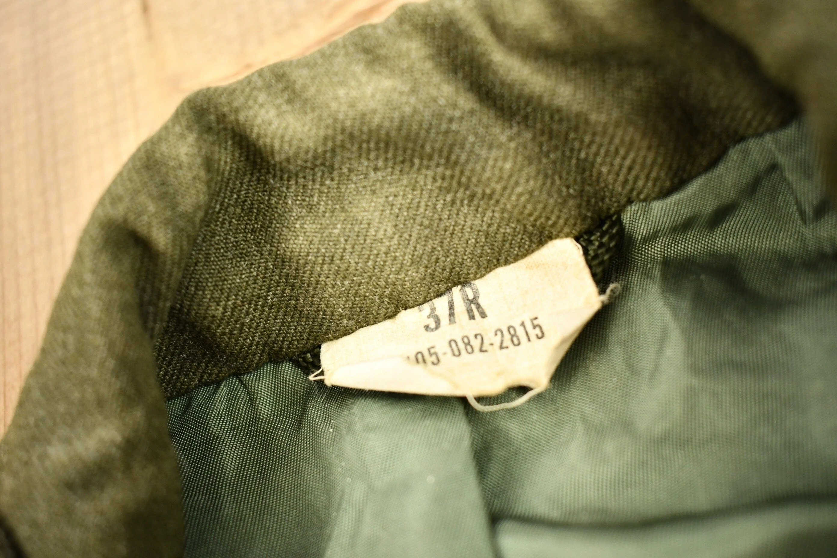 Vintage 1982 Army Military Button Up Blazer Jacket Men's Small - Image 7