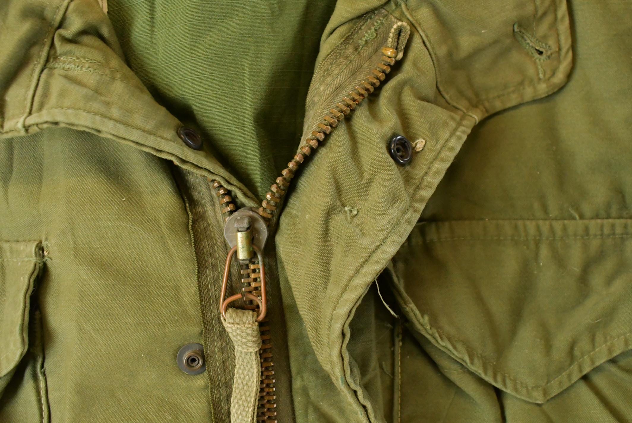 Vintage 1982 OG-107 Military Cold Weather Field Jacket Mens Small - Image 4