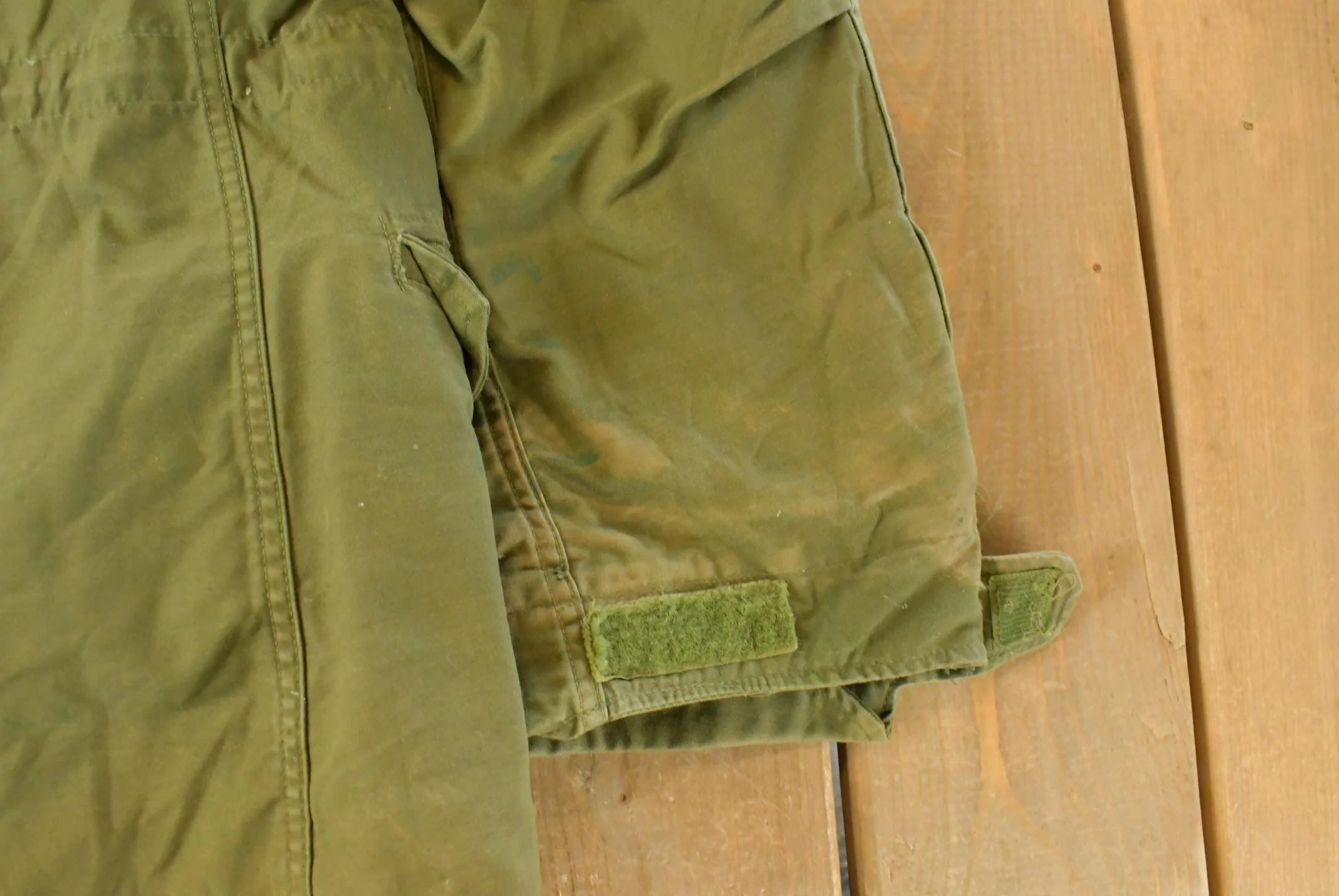 Vintage 1982 OG-107 Military Cold Weather Field Jacket Mens Small - Image 6