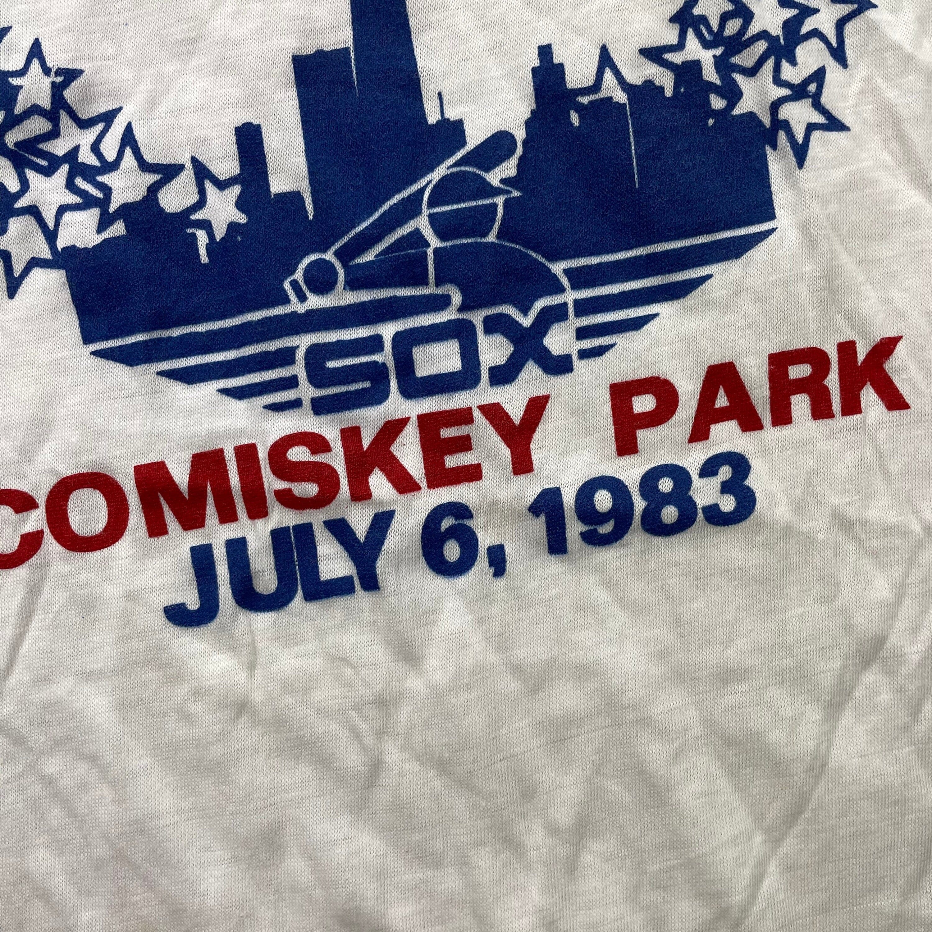 Vintage 1983 All Star Game Boston Red Sox T-Shirt Men's Large - Image 4