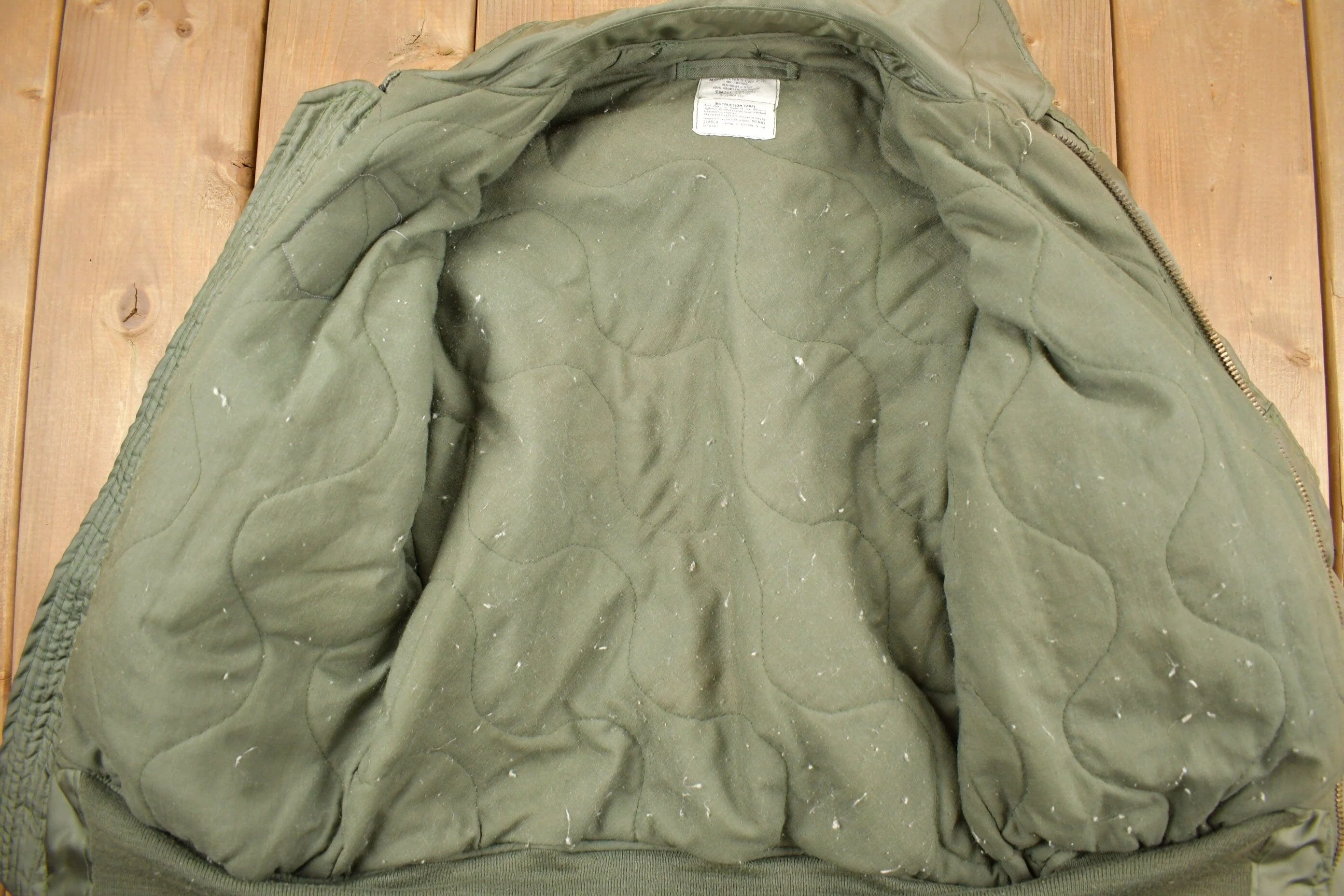 Vintage 1984 Army Flyers Jacket Men's Small - Image 4