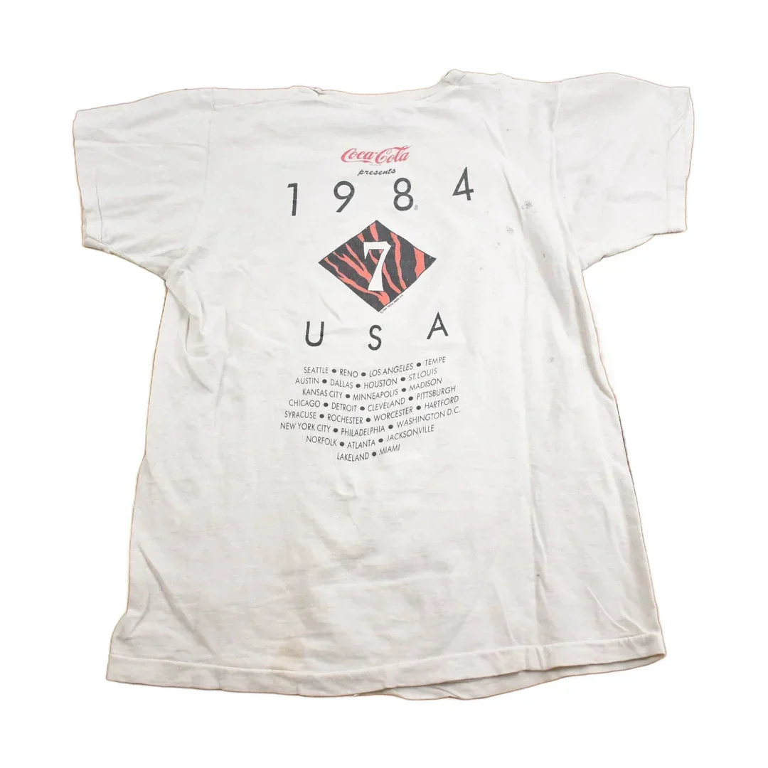 Vintage 1984 Duran Duran USA Tour Band T-Shirt - Image 2