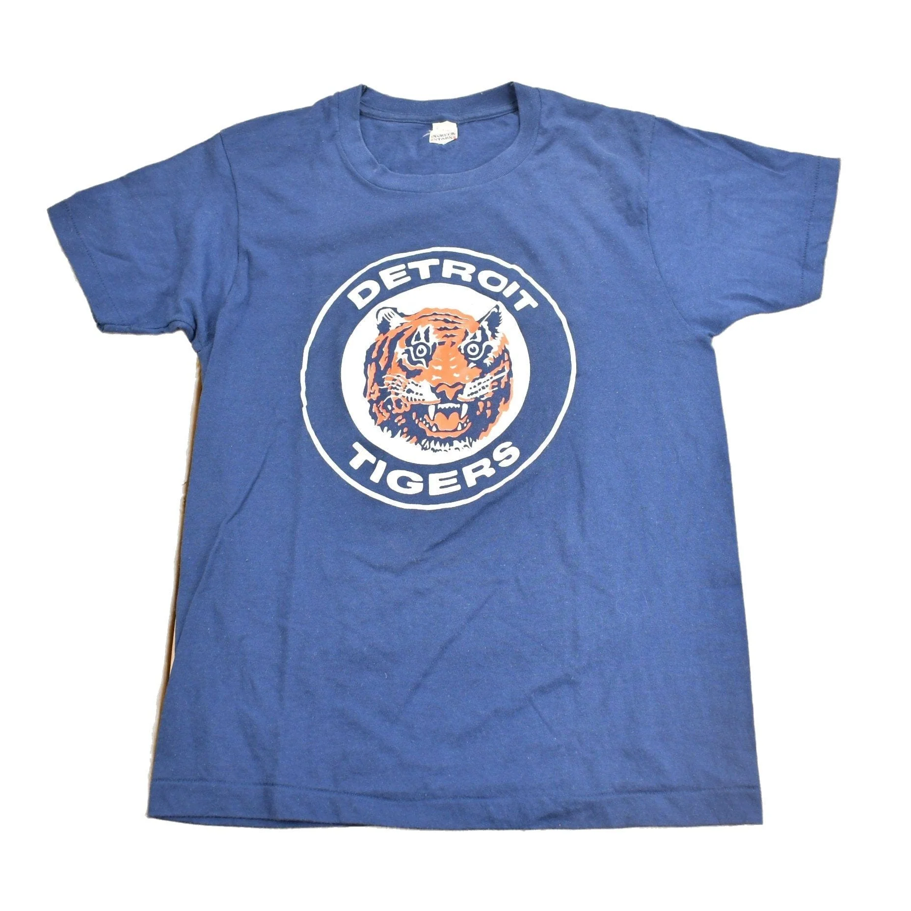 Vintage 1985 Detroit Tigers Bless You Boys Do it Again MLB Graphic T-Shirt Men's Small