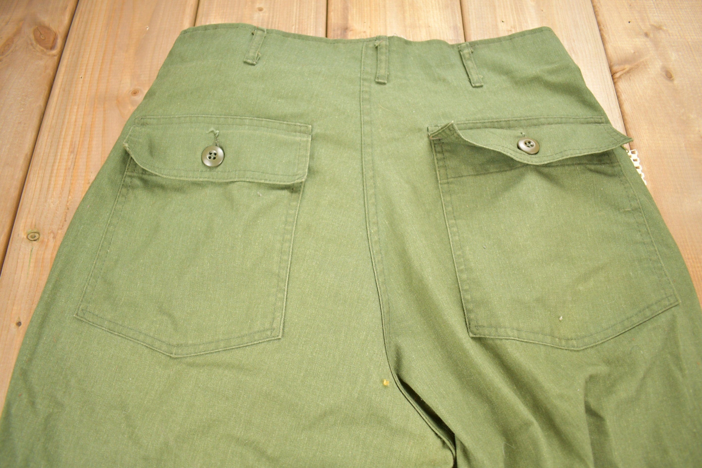Vintage 1985 Military OG 507 Army Pants Size 32 x 28 - Image 3