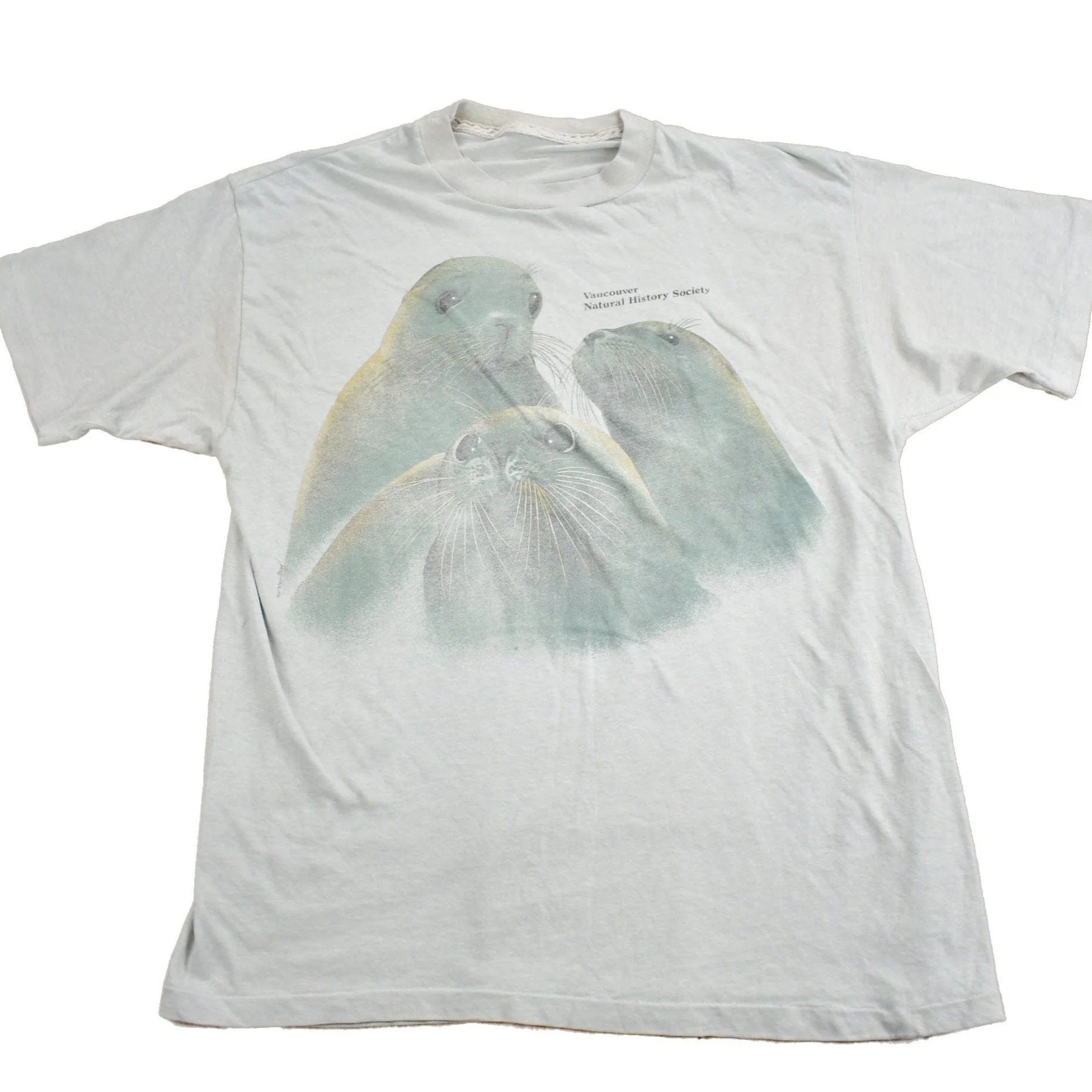 Vintage 1985 Seal Graphic T Shirt Men's Medium
