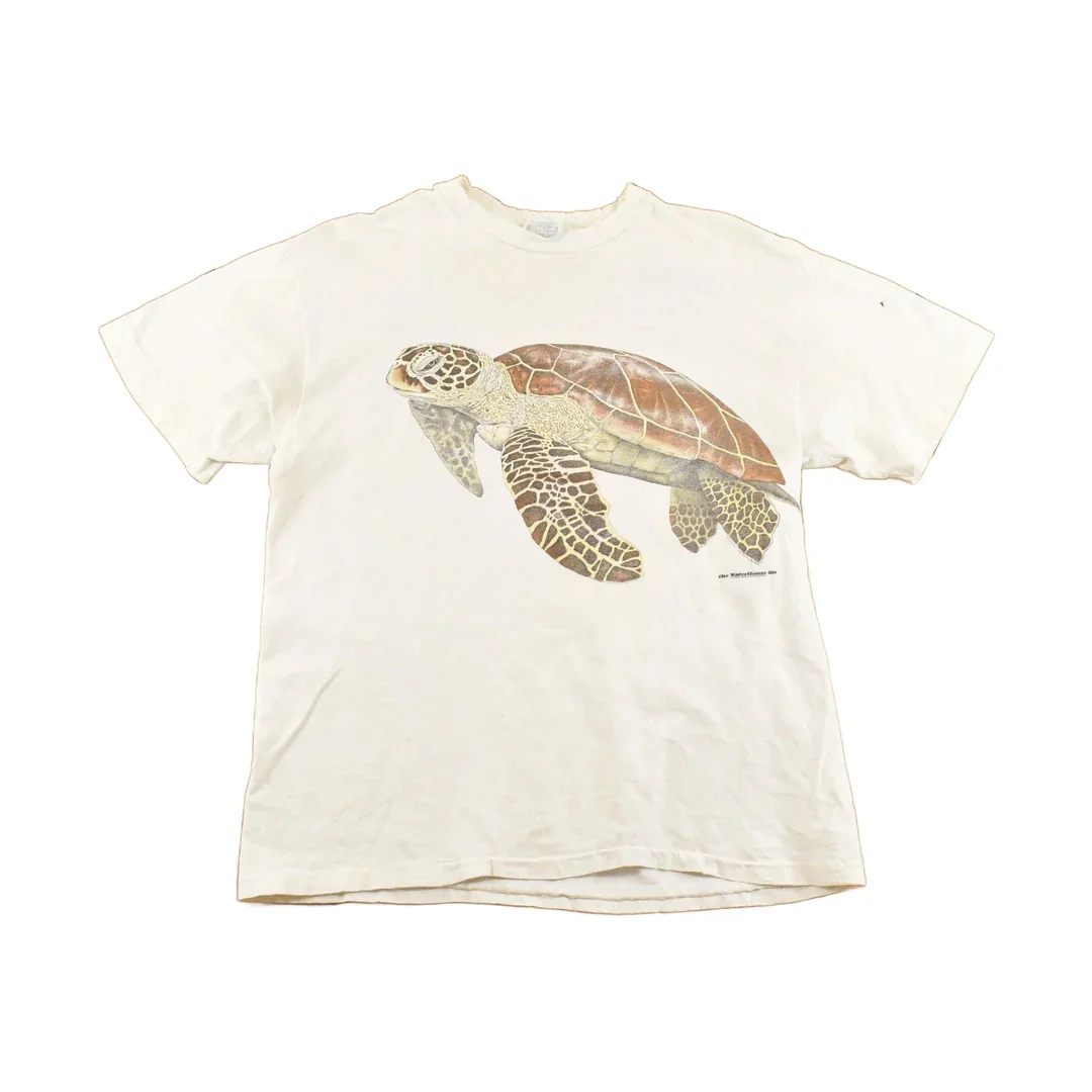 Vintage 1985 The Waterhouse Inc Sea Turtles FAB Souvenir Travel T-Shirt Men's M