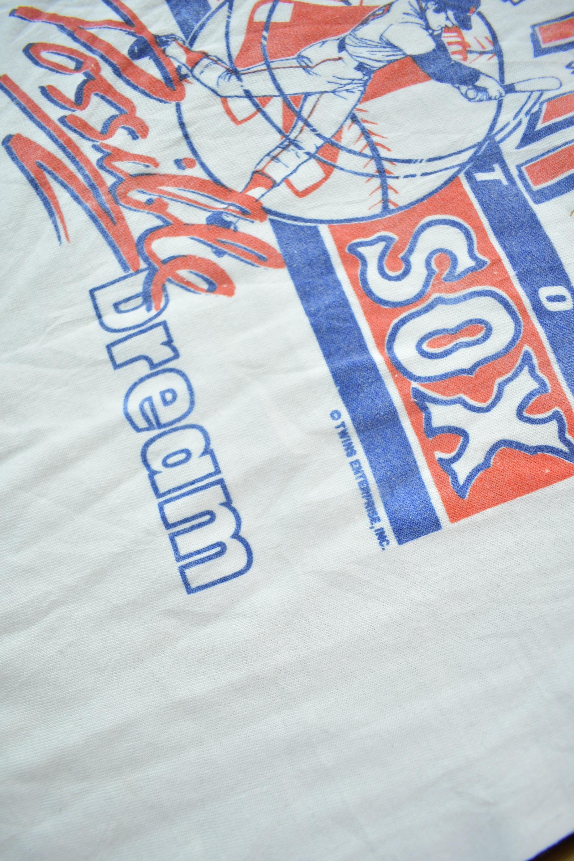 Vintage 1986 Boston Red Sox Champs Ringer T-Shirt Men's 2XS - Image 4