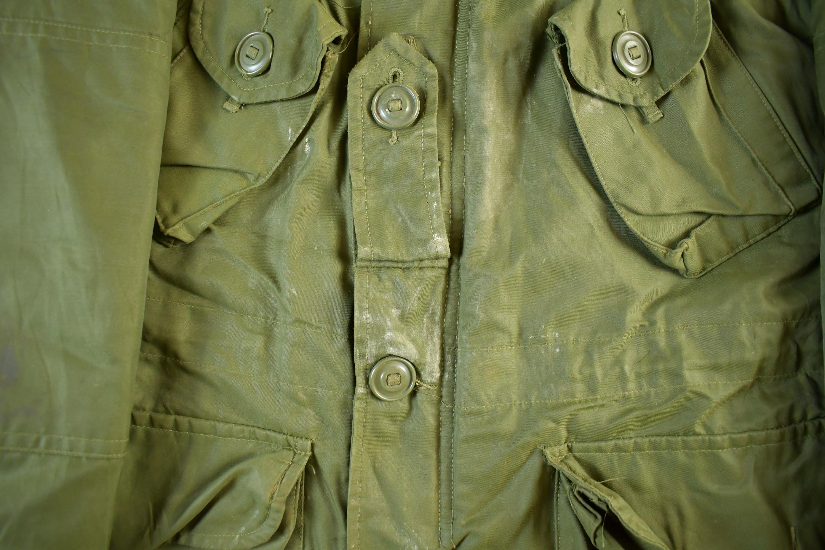 Vintage 1986 OG-107 Cold Weather Combat Military Jacket Men's M-L - Image 3
